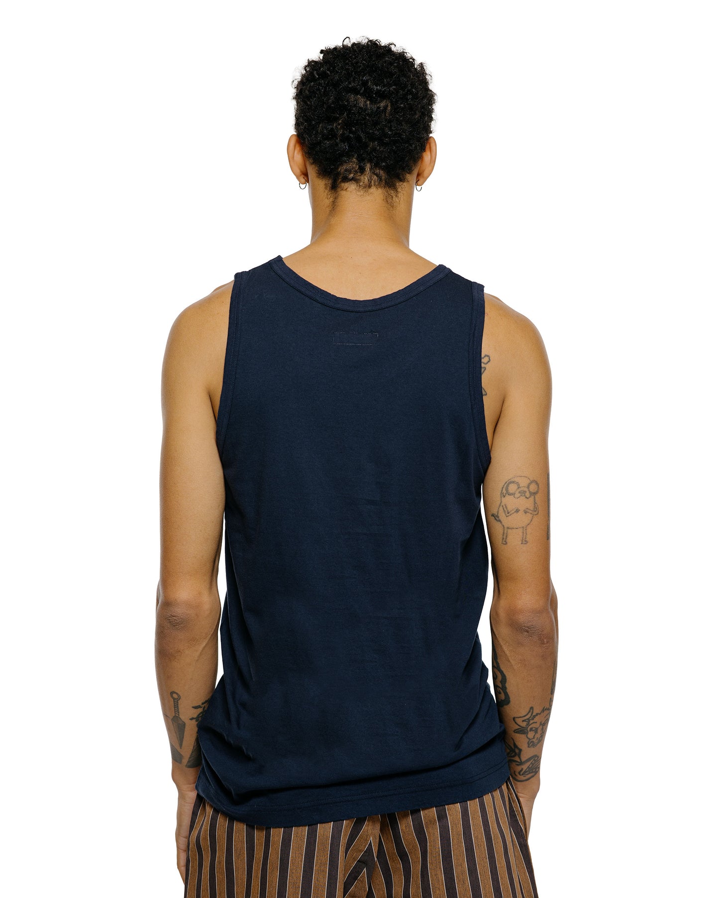 lost & found tss ts(s) Tank Top High Gauge Cotton Jersey Navy