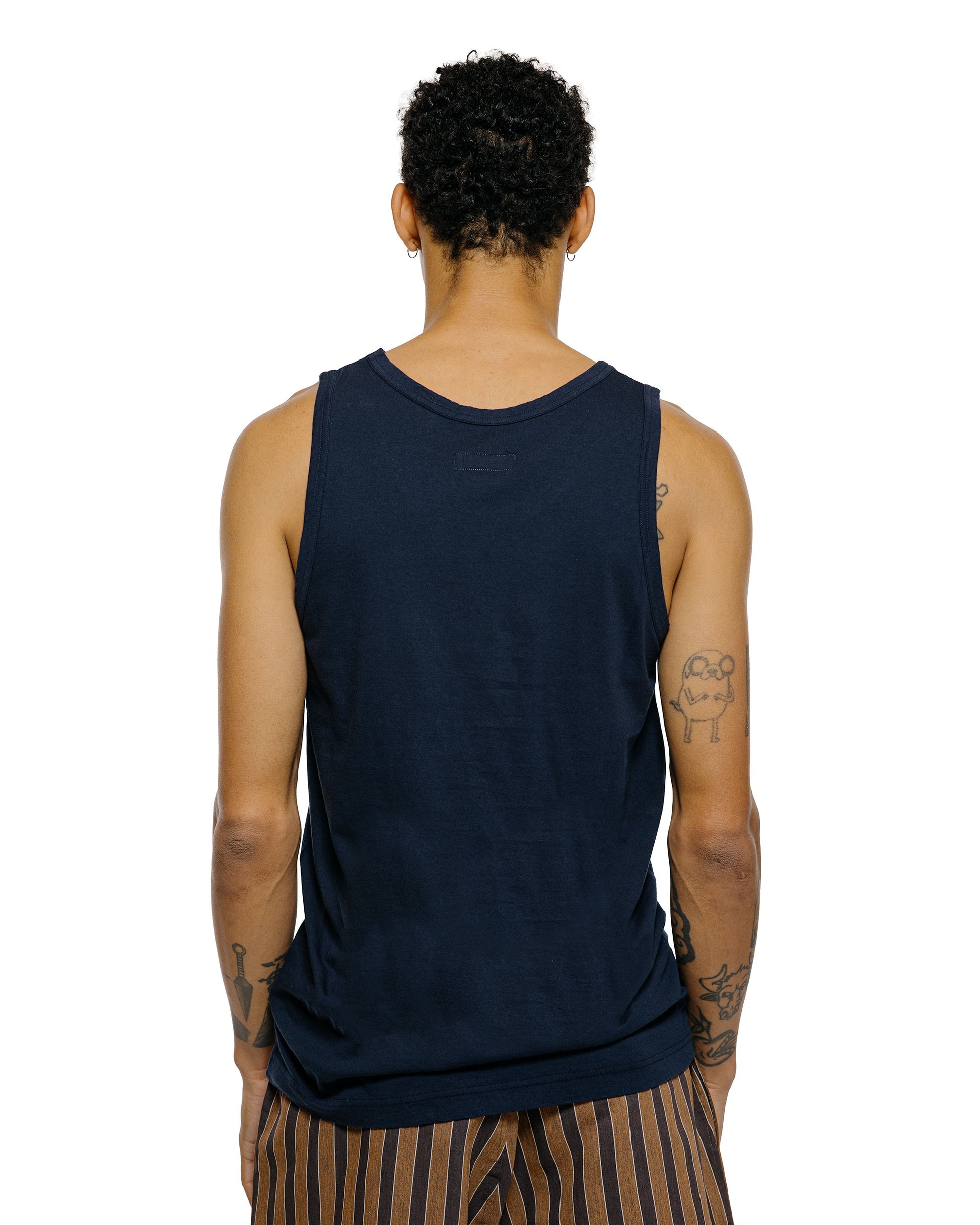 lost & found tss ts(s) Tank Top High Gauge Cotton Jersey Navy