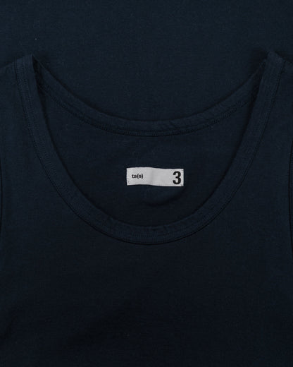 lost & found tss ts(s) Tank Top High Gauge Cotton Jersey Navy