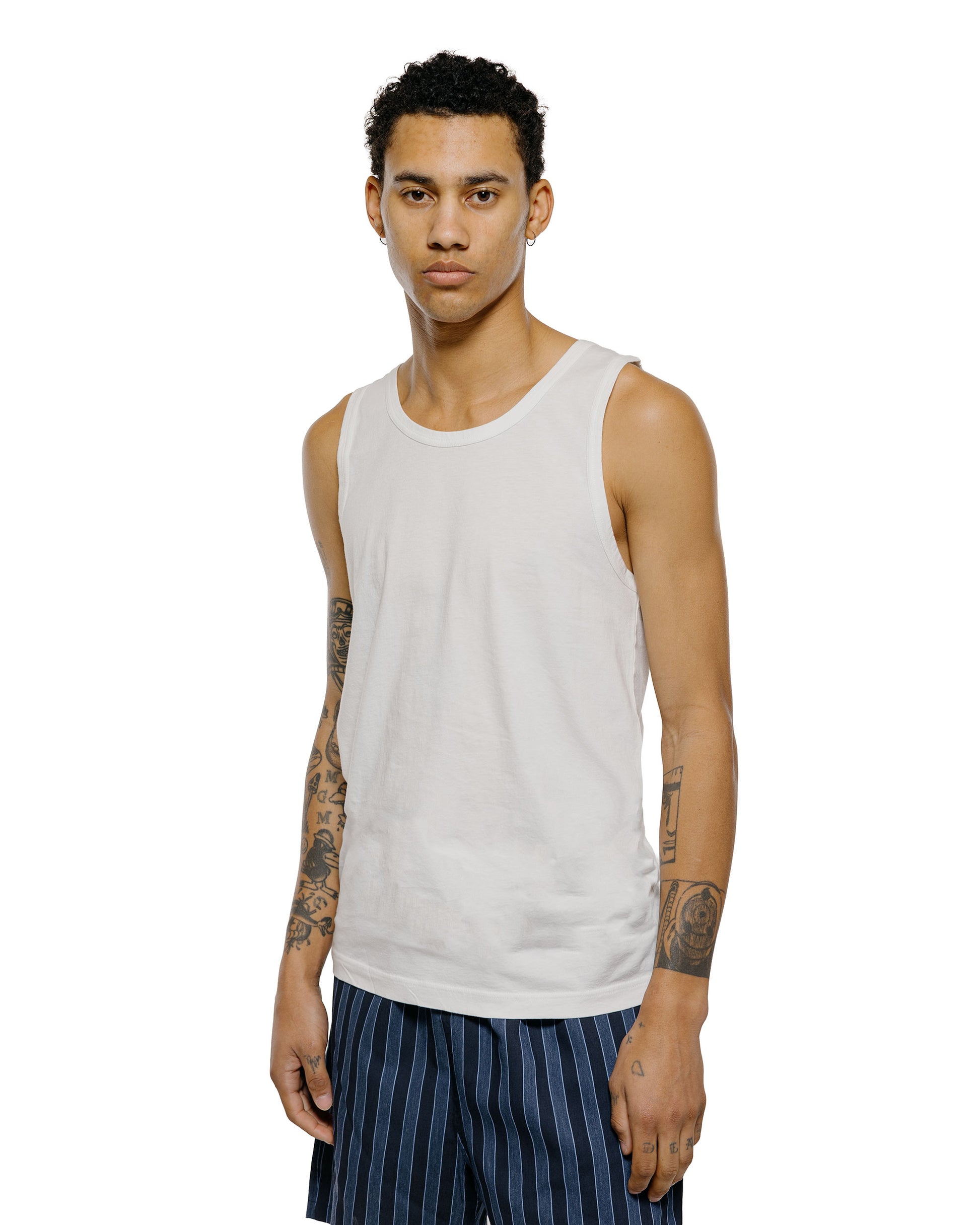 lost & found tss ts(s) Tank Top High Gauge Cotton Jersey Off White