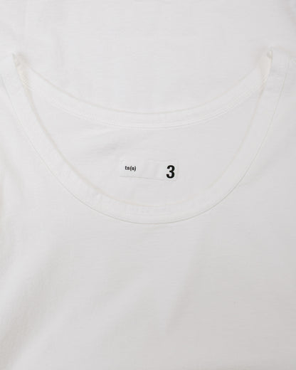 lost & found tss ts(s) Tank Top High Gauge Cotton Jersey Off White