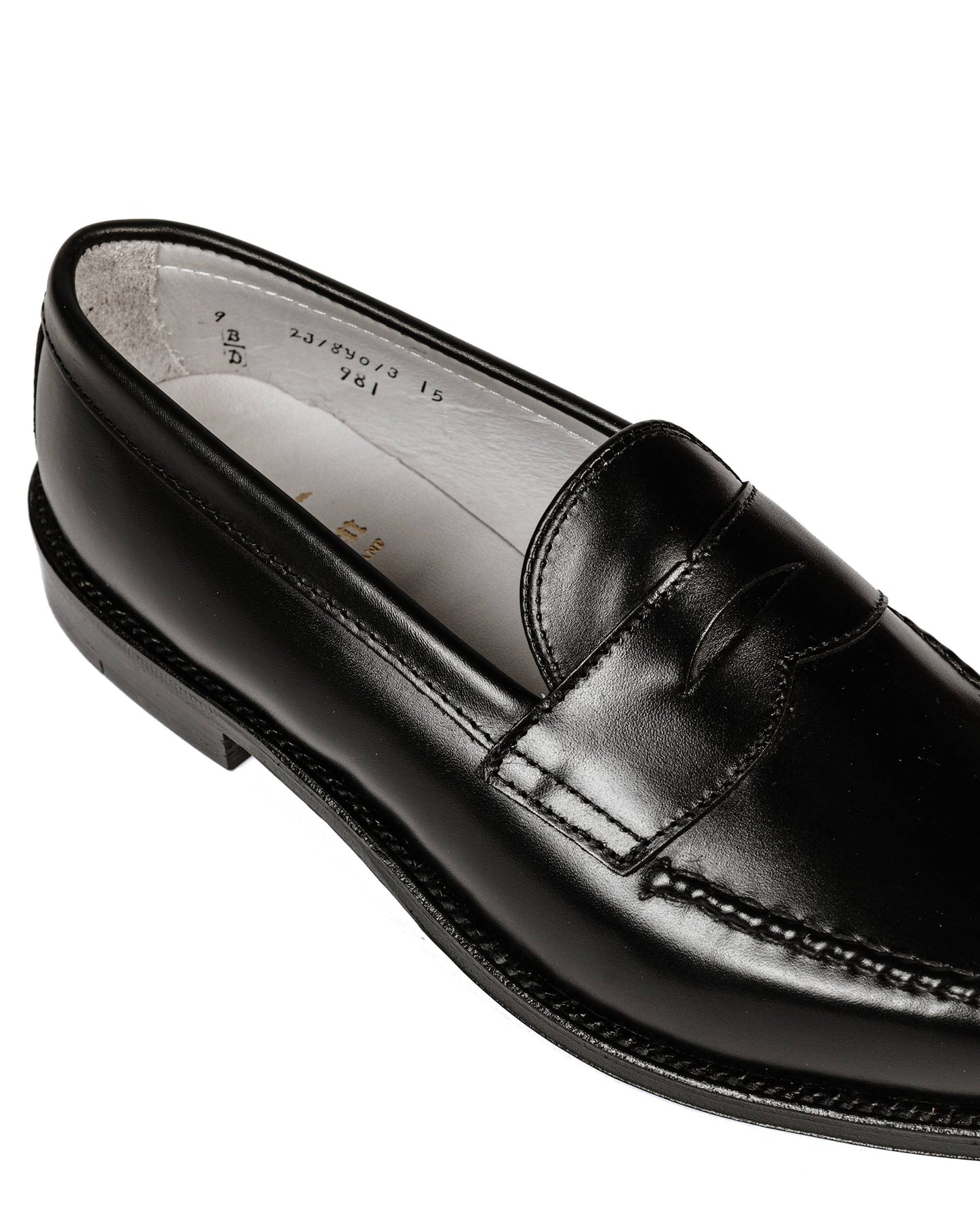 lost & found Alden Alden Leisure Handsewn Black Calfskin 981