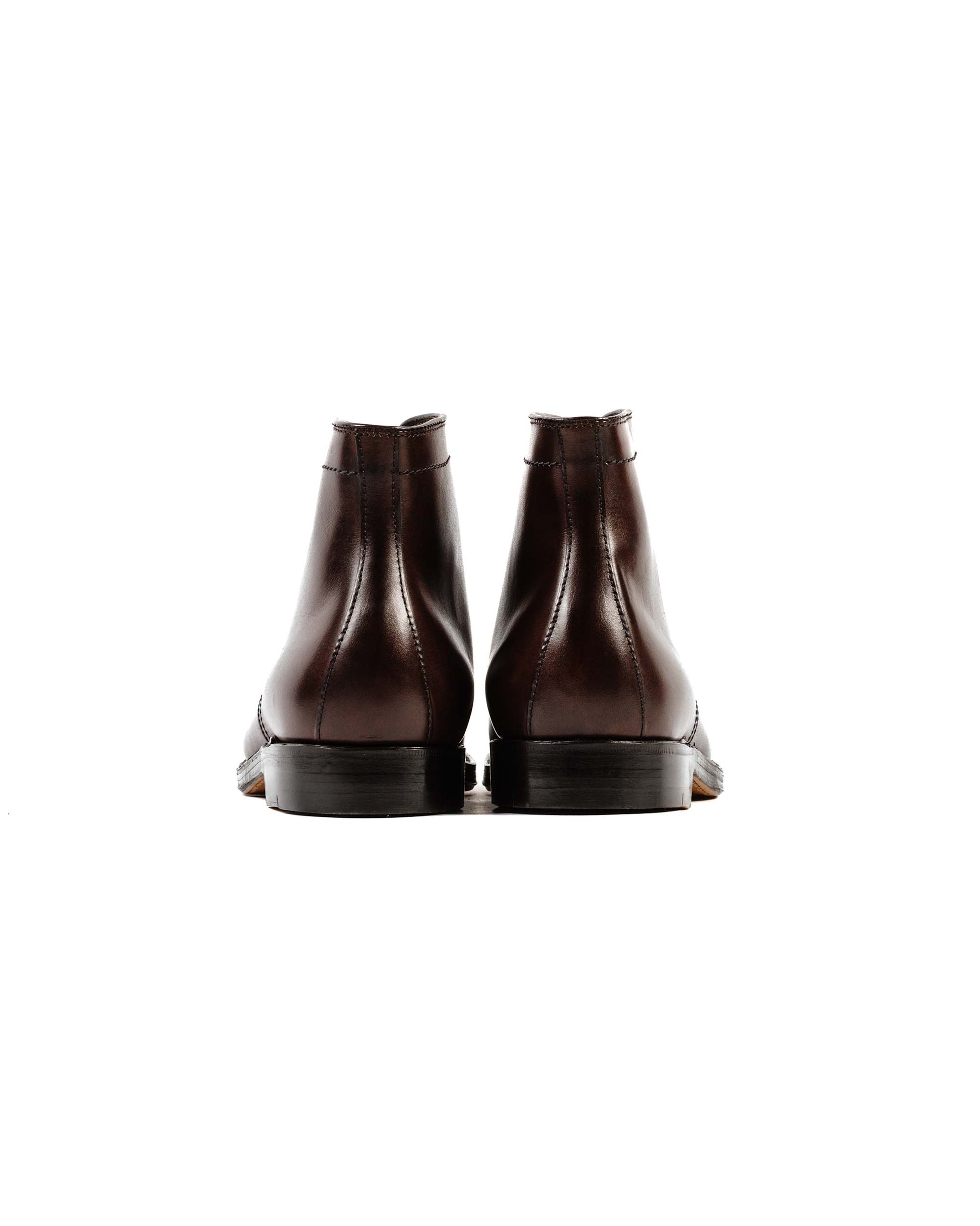 lost & found Alden Alden Plain Toe Boot Dark Brown Calfskin G2804