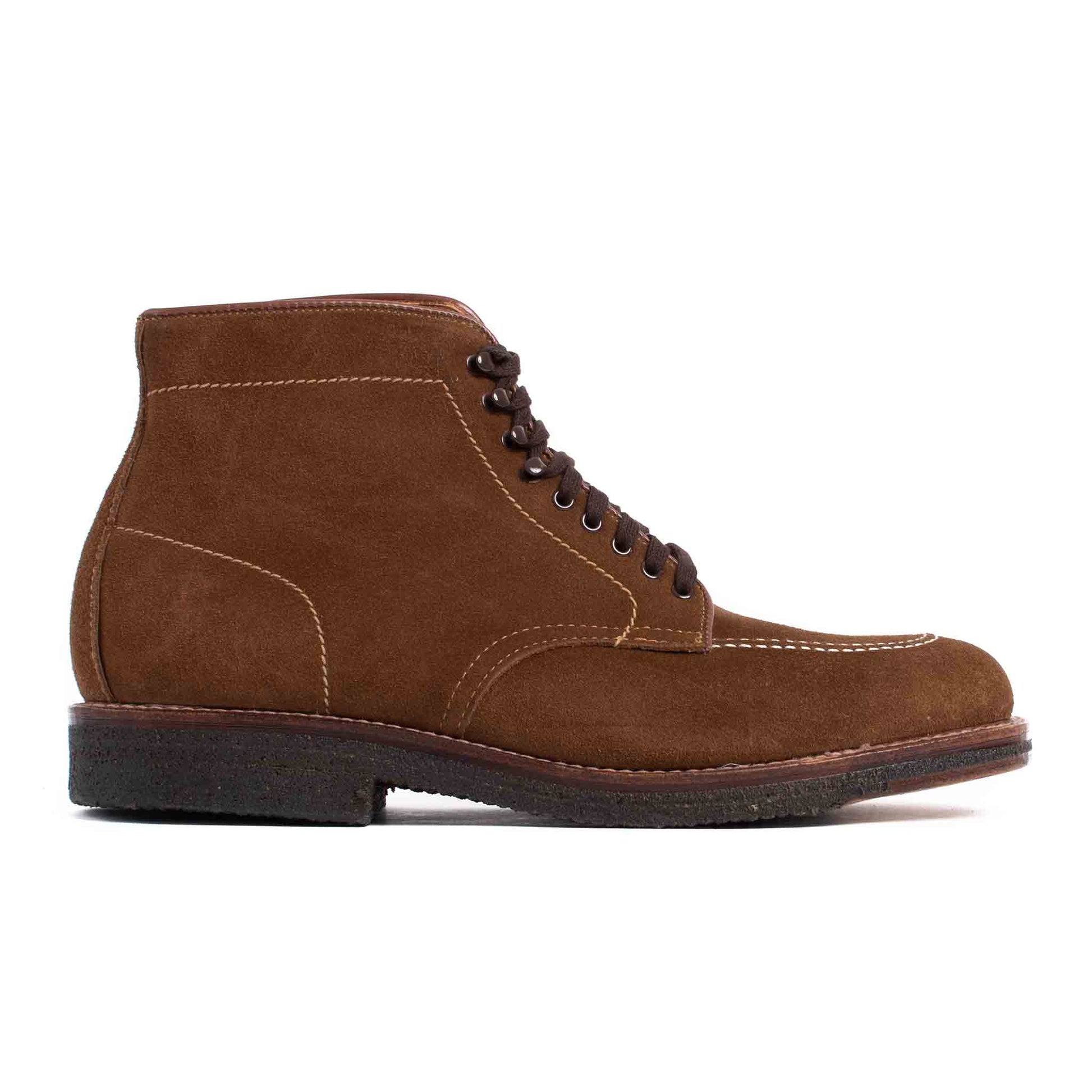 lost & found Alden Alden Snuff Suede Indy Boot with Crepe Sole