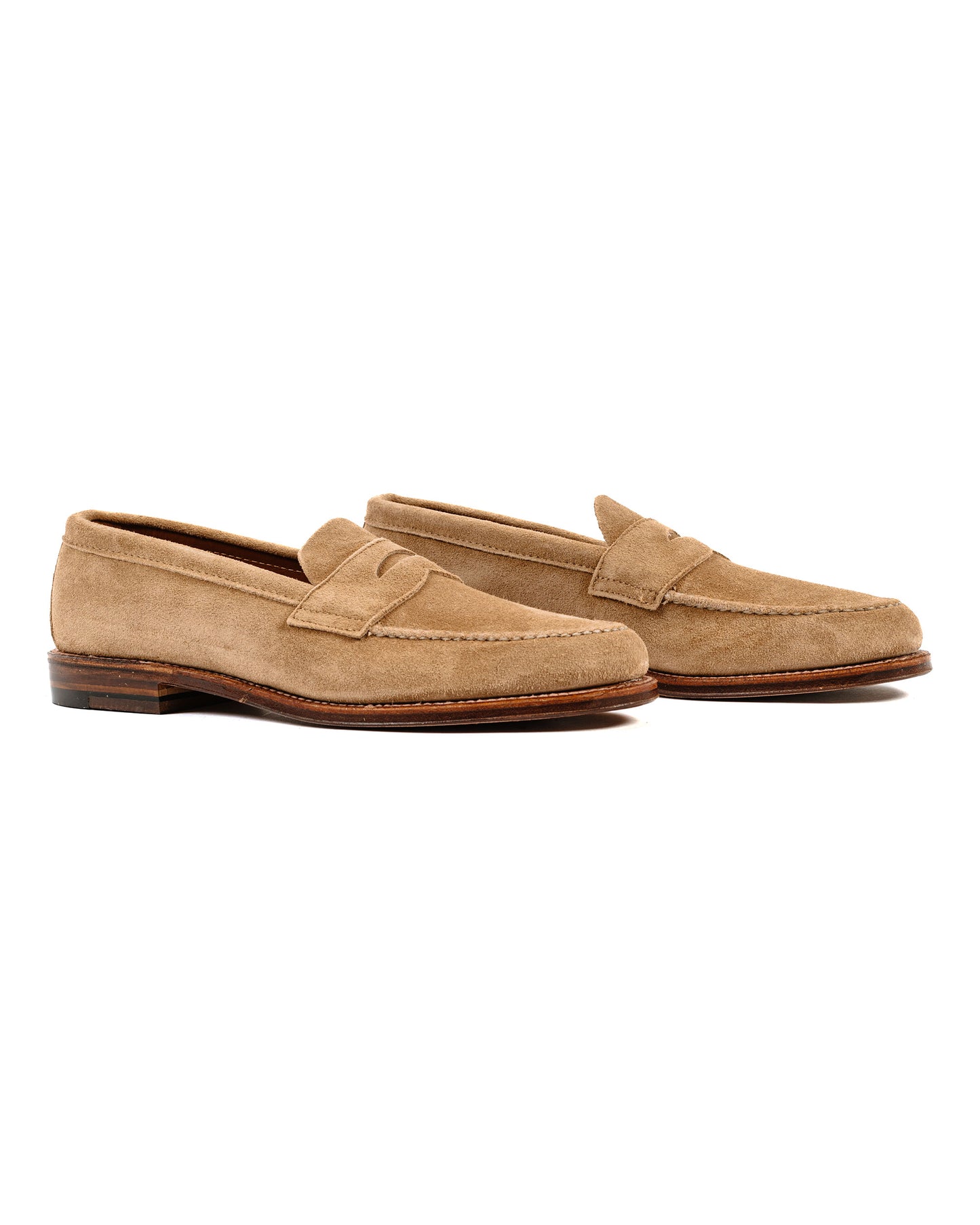 lost & found Alden Alden Unlined Leisure Handsewn Tan Suede 6244F