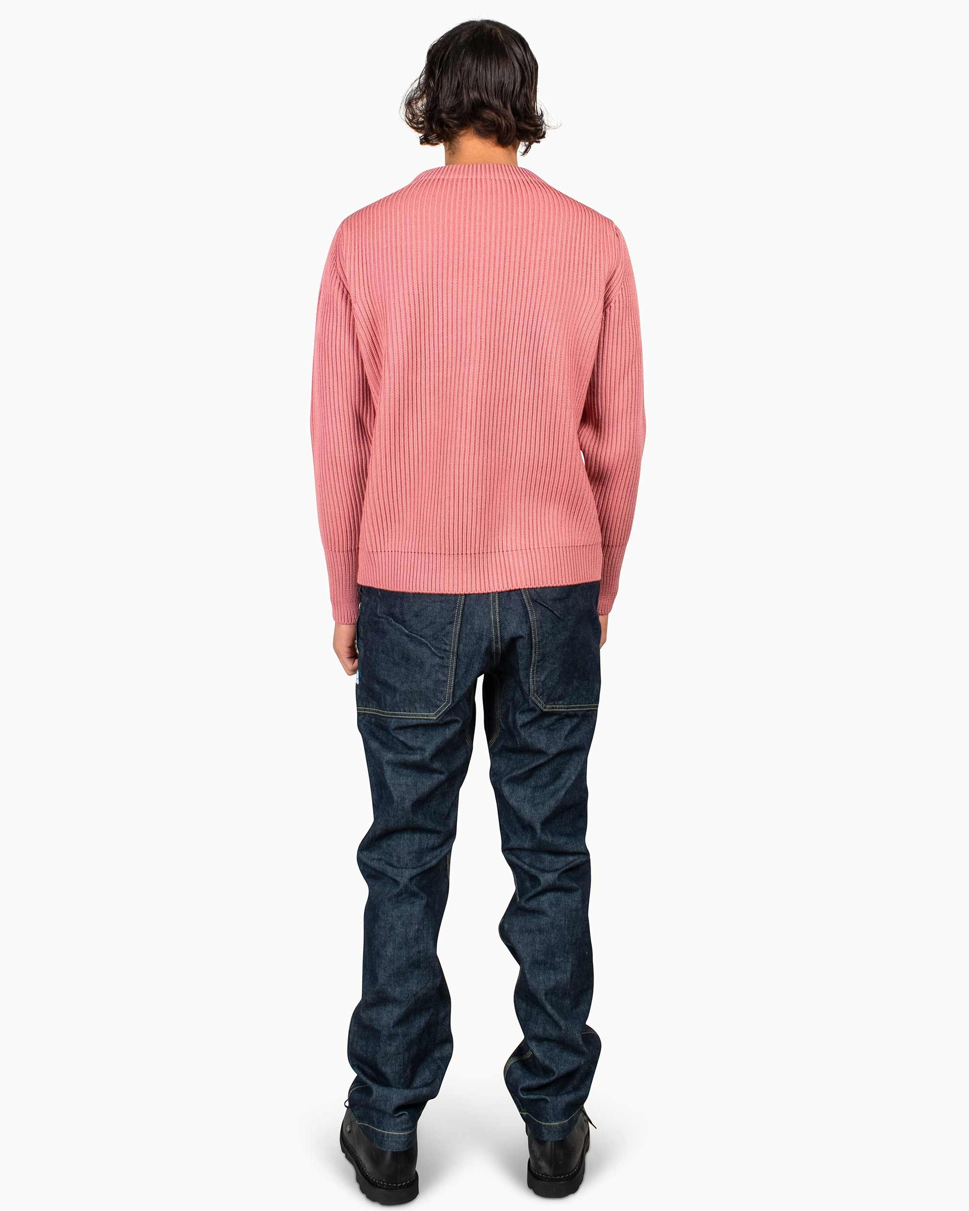 lost & found Andersen-Andersen Andersen-Andersen Navy Crewneck Lyserød