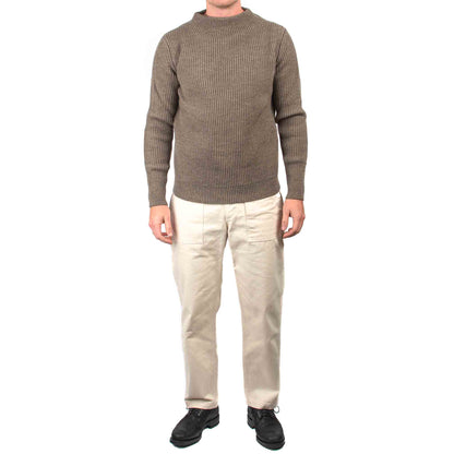 lost & found Andersen-Andersen Andersen-Andersen Navy Crewneck Natural Taupe