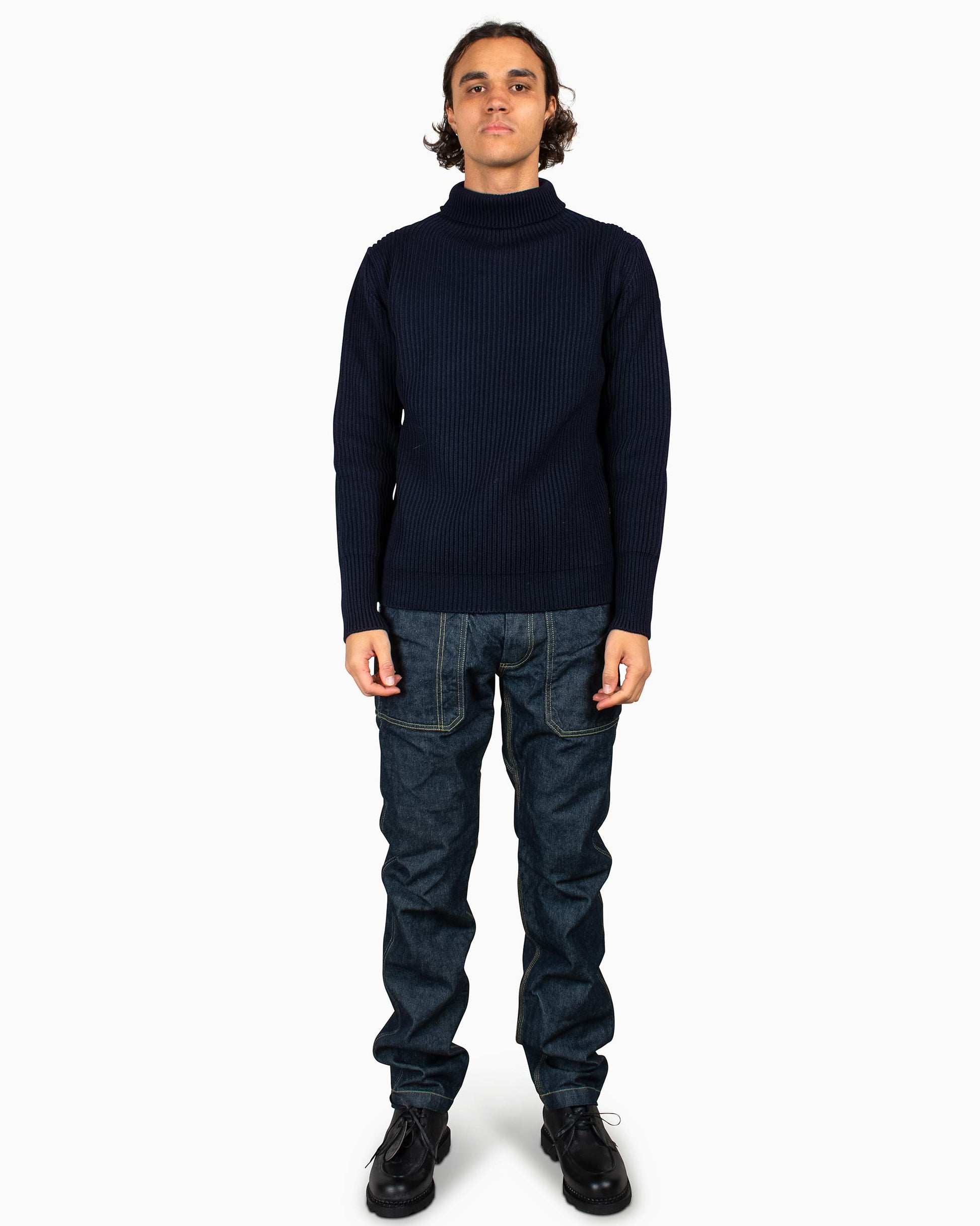 lost & found Andersen-Andersen Andersen-Andersen Navy Turtleneck Navy Blue