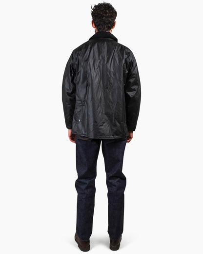 lost & found Barbour Barbour Bedale Wax Jacket Black