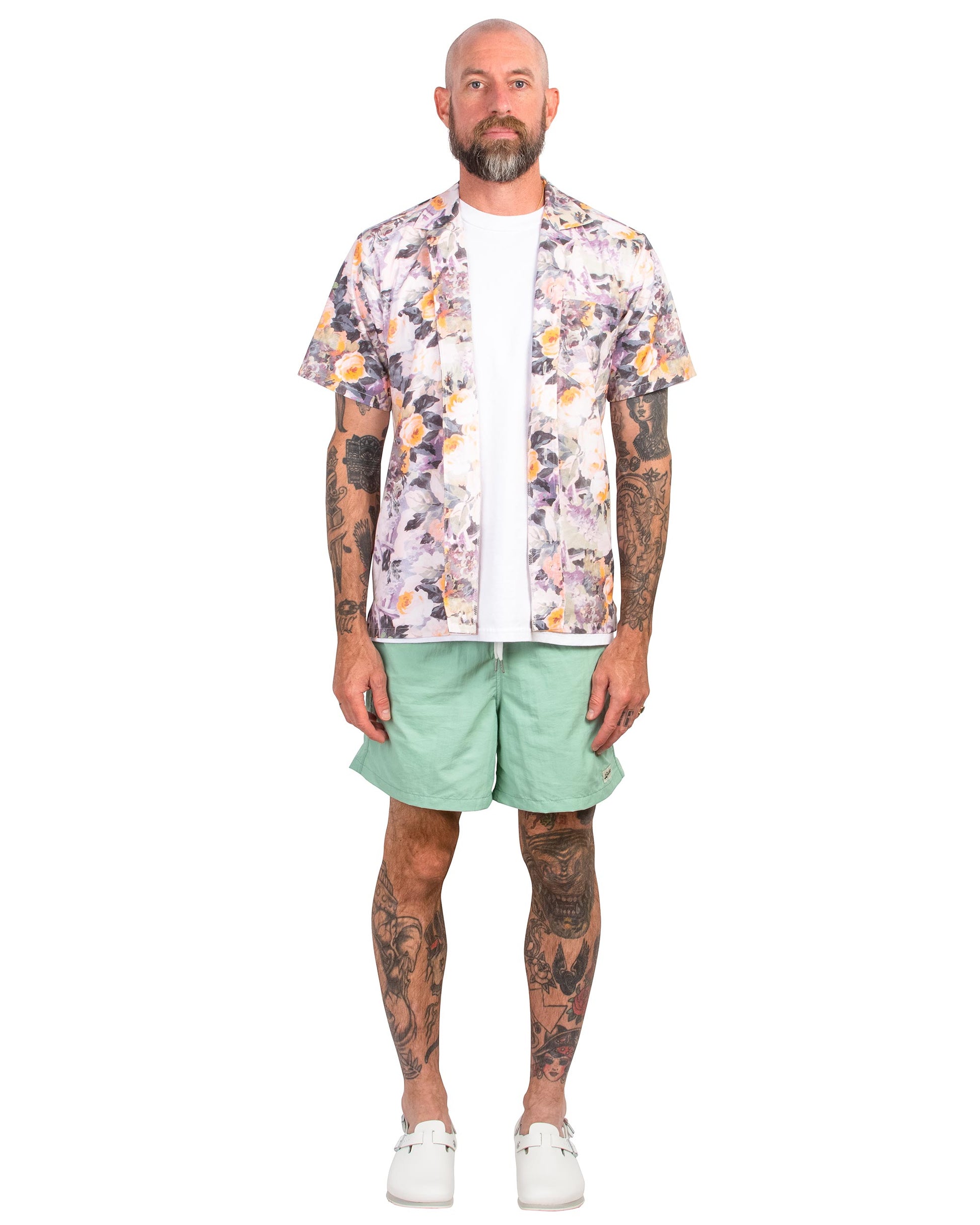 lost & found Bather Bather Solid Seafoam Swim Trunk