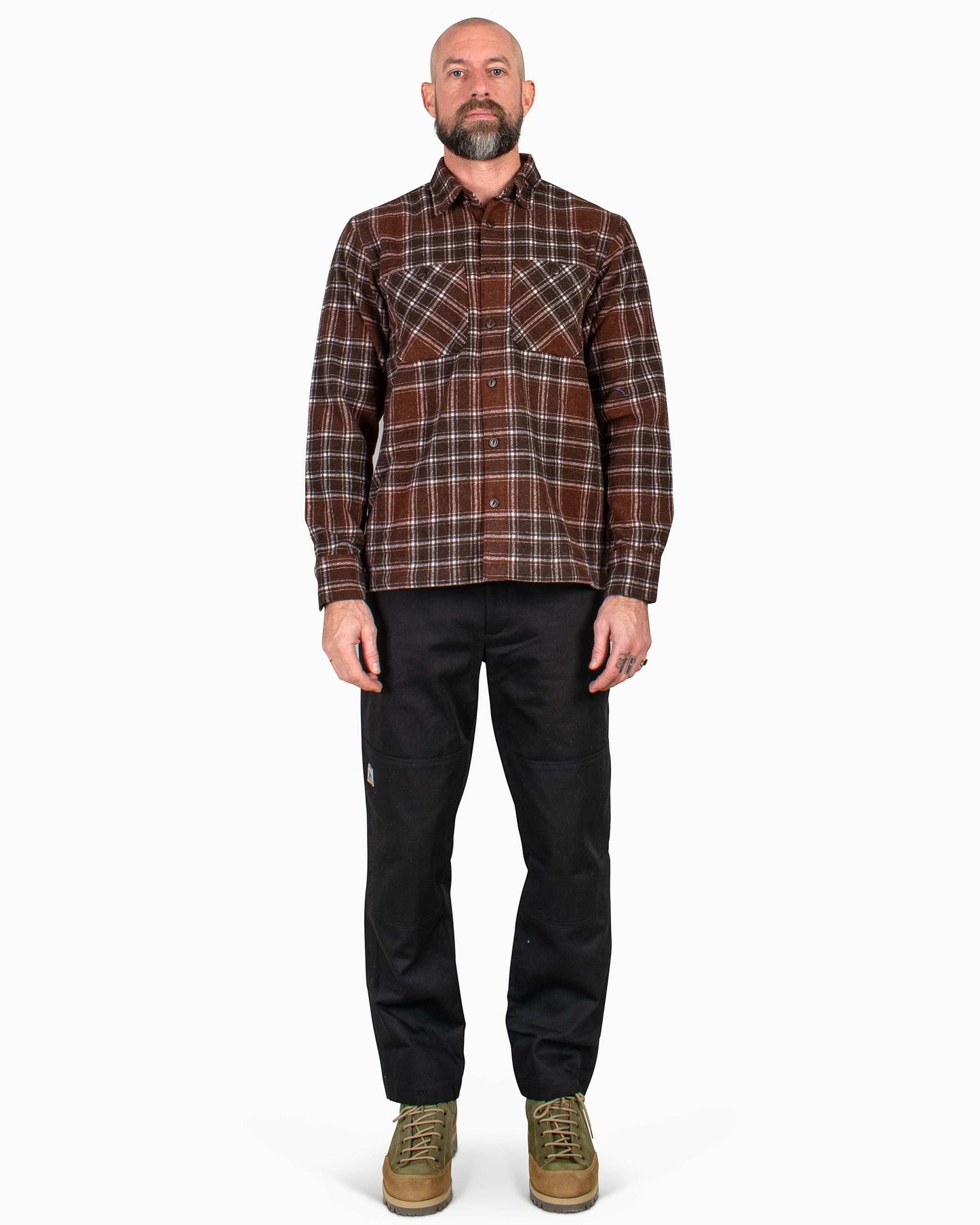 lost & found Carhartt Work In Progress Carhartt W.I.P. Jared Check Shirt Ale