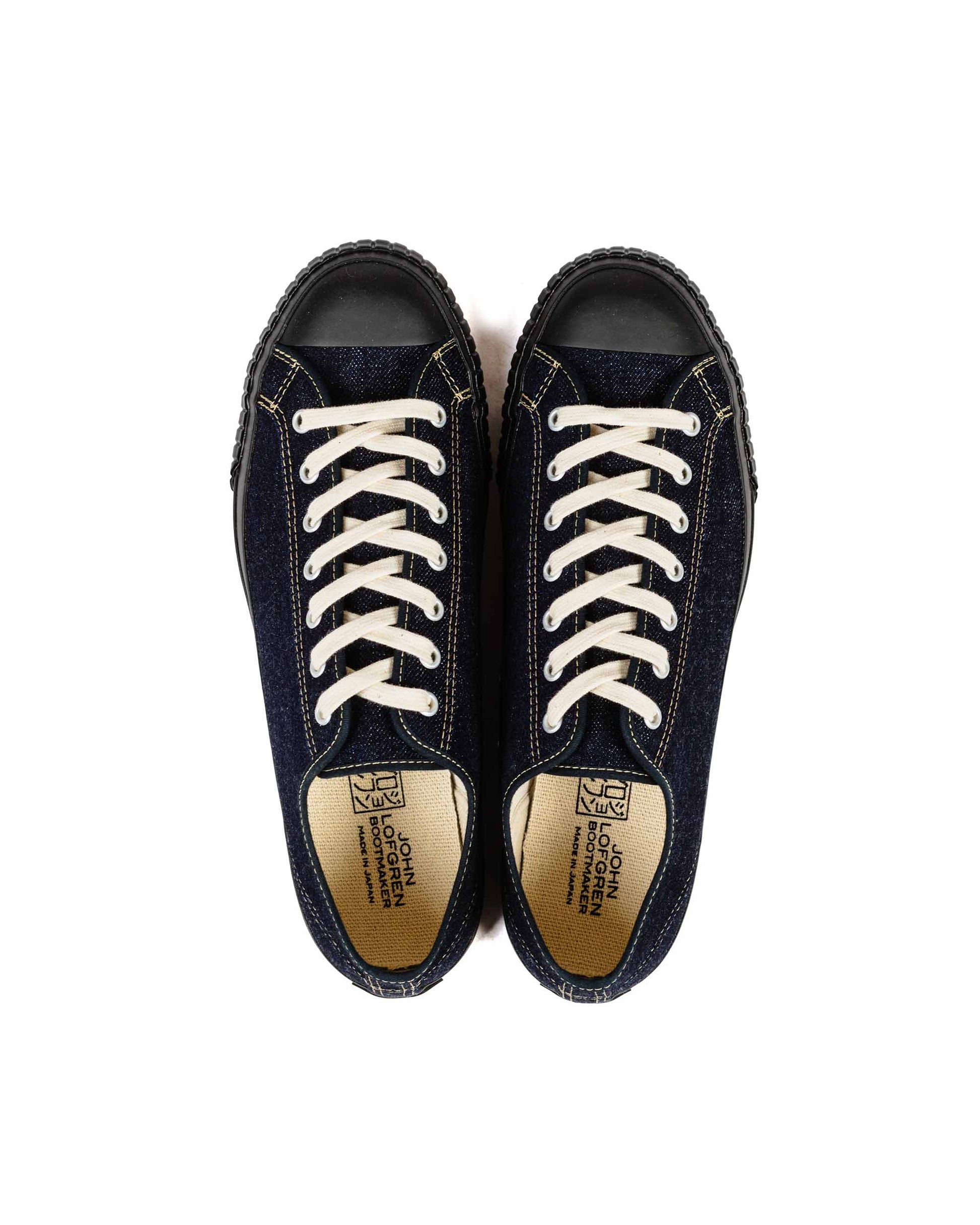 lost & found John Lofgren Bootmaker John Lofgren Bootmaker JLB Champion Sneakers Japanese Indigo Denim