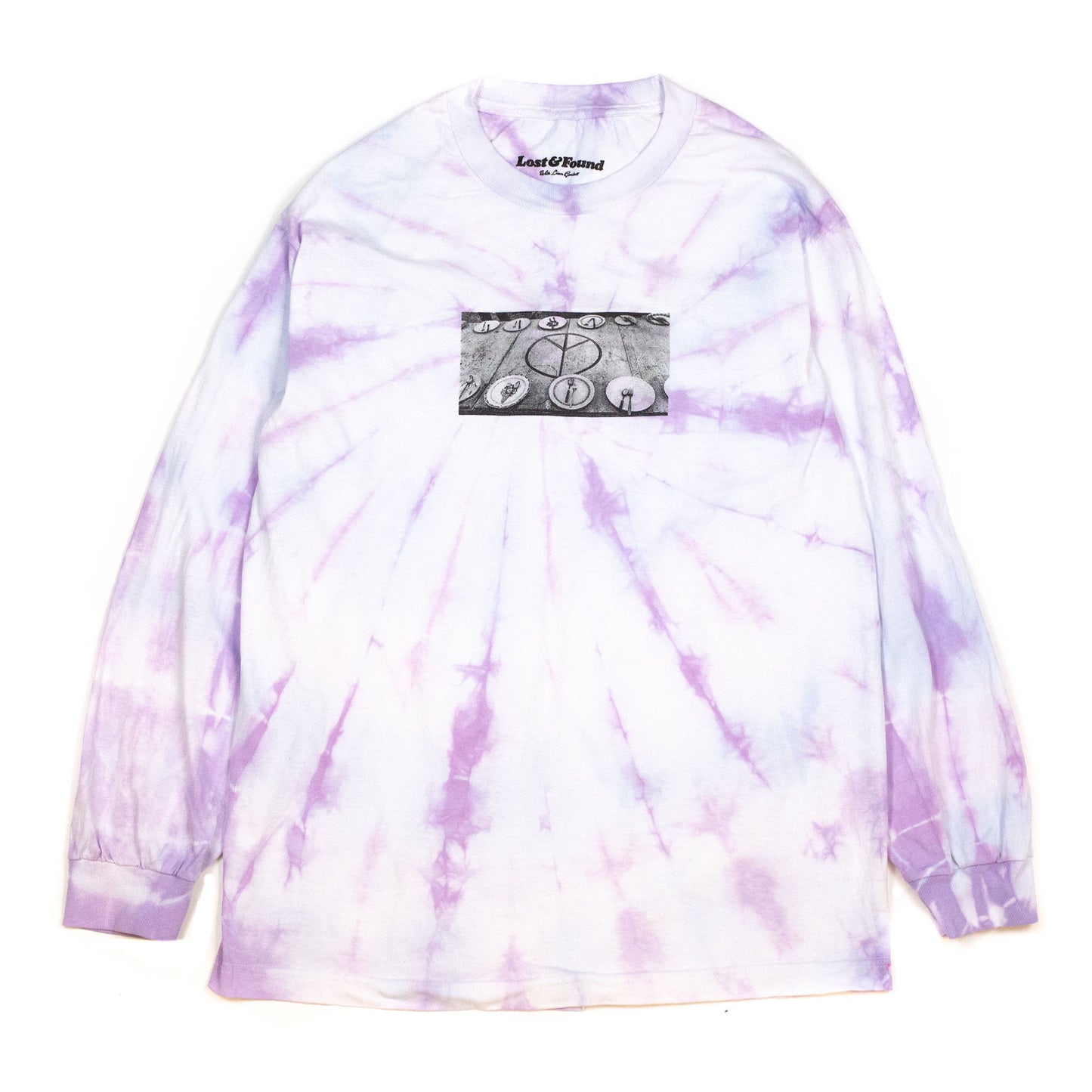 lost & found Lost & Found Liam Goslett Hippie Dining Table Tie Dye Tee Pink
