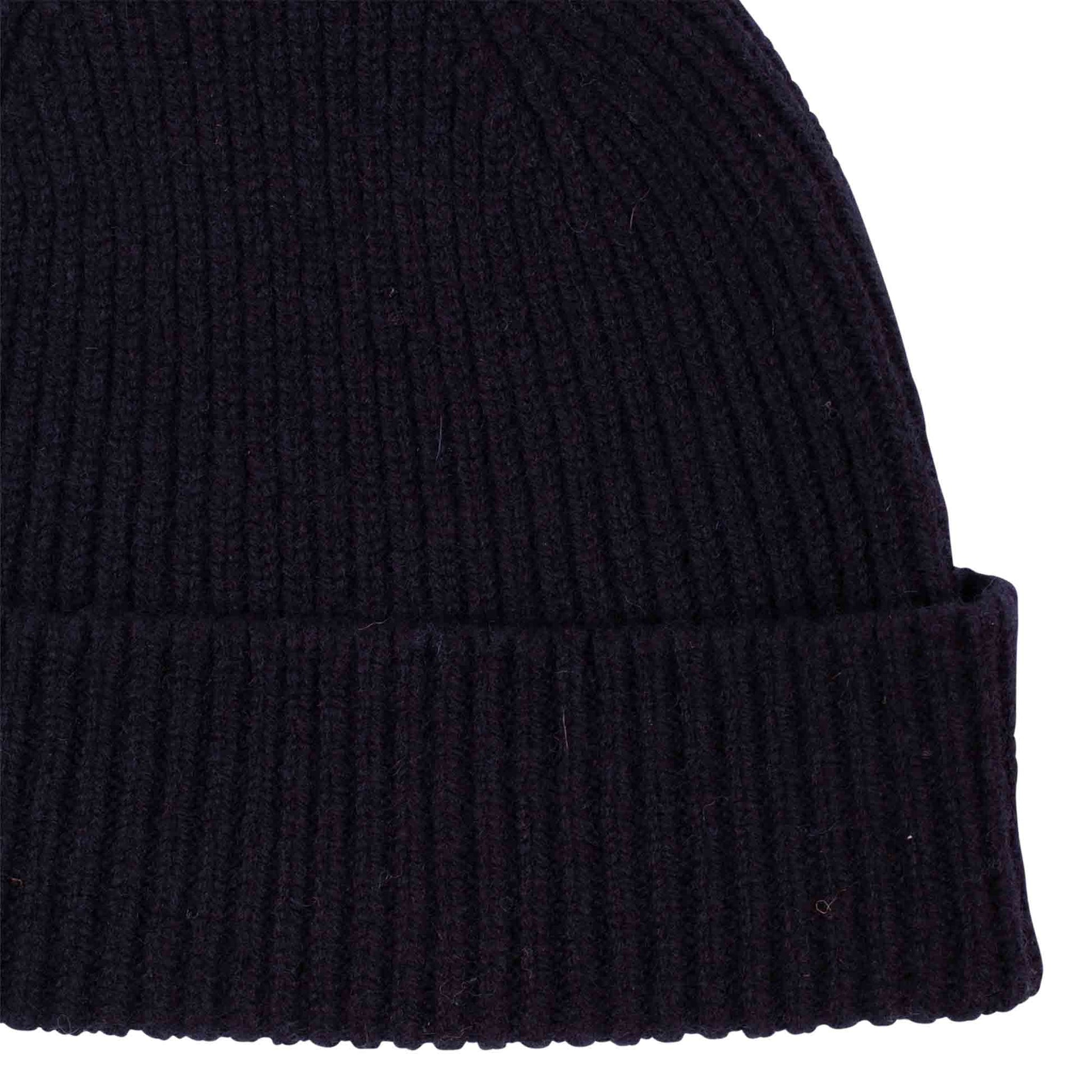 lost & found Lost & Found Lost & Found Lambswool Hat Navy
