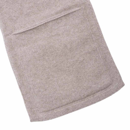 lost & found Lost & Found Lost & Found Lambswool Pocket Scarf Mushroom