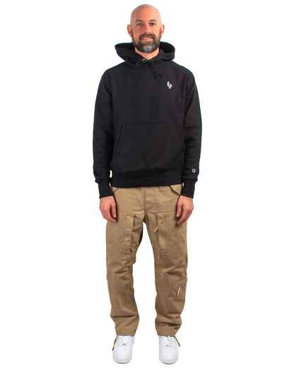 lost & found Lost & Found Lost & Found Reverse Weave Hoodie Black