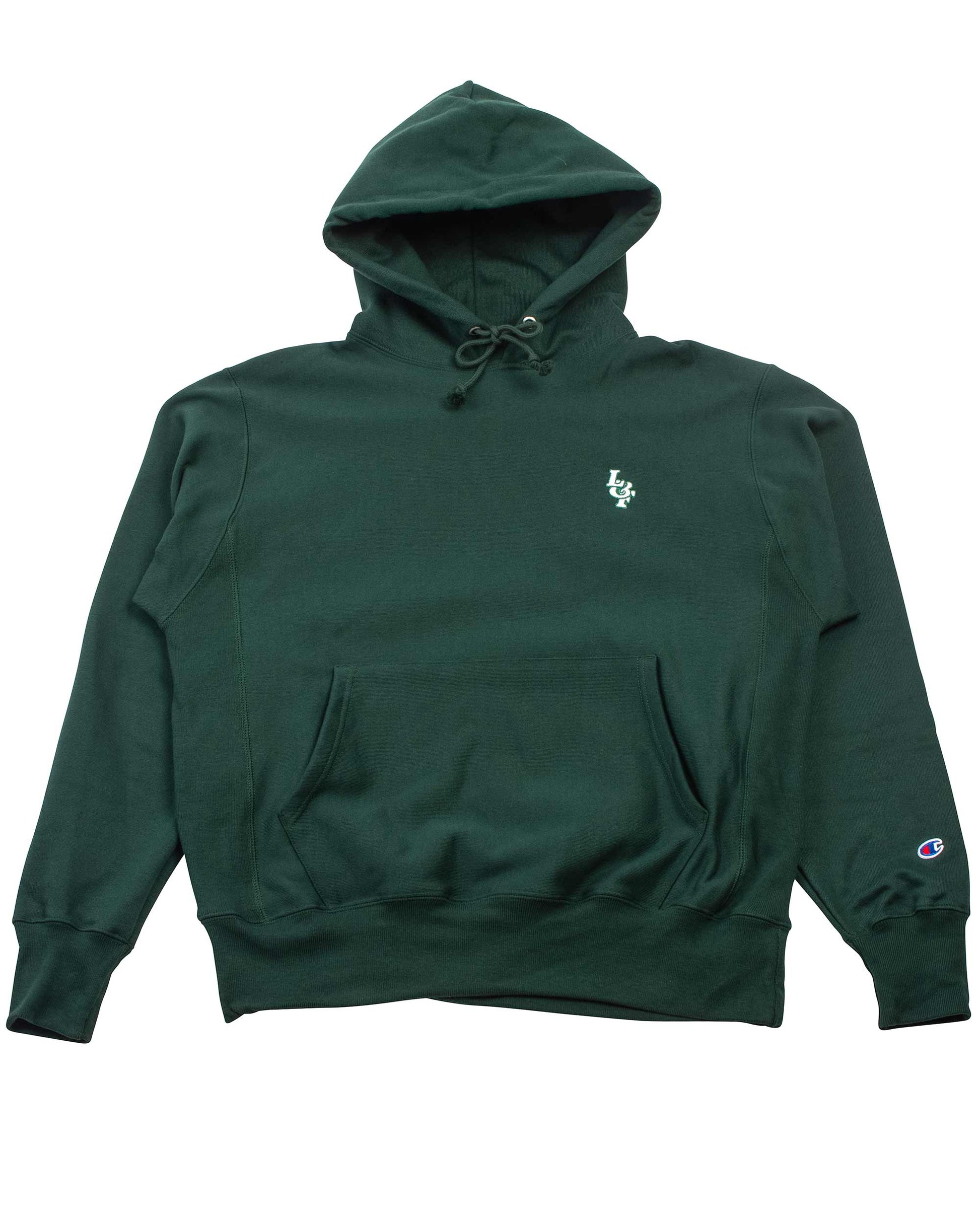 lost & found Lost & Found Lost & Found Reverse Weave Hoodie Dark Green