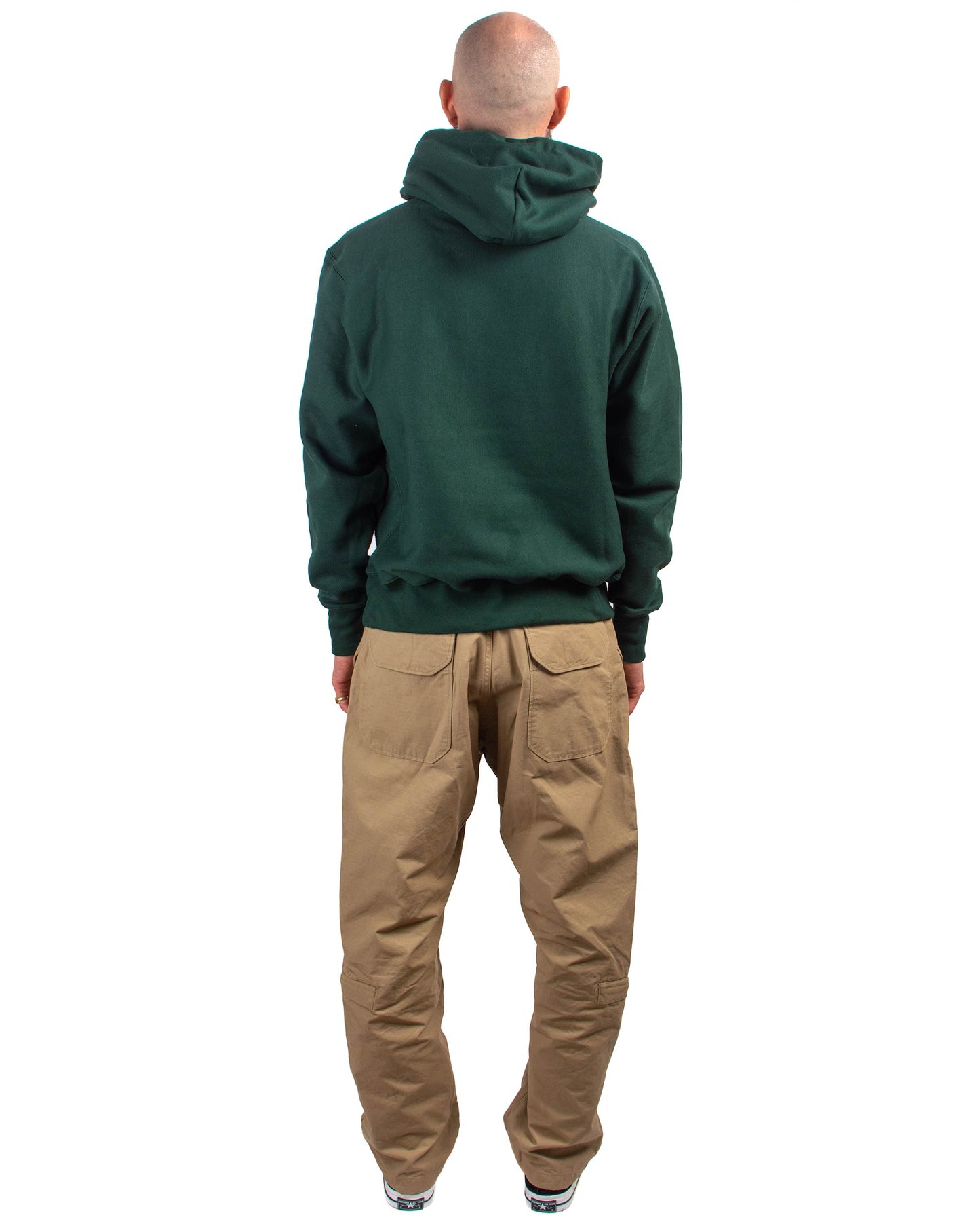 lost & found Lost & Found Lost & Found Reverse Weave Hoodie Dark Green