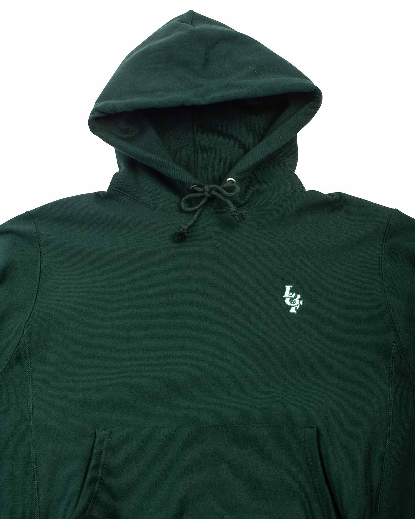 lost & found Lost & Found Lost & Found Reverse Weave Hoodie Dark Green