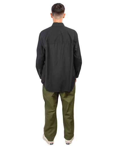 lost & found Sage de Cret Sage de Cret 9/10 Length One-Tuck Wide Pants Olive Cotton/Linen Back Satin
