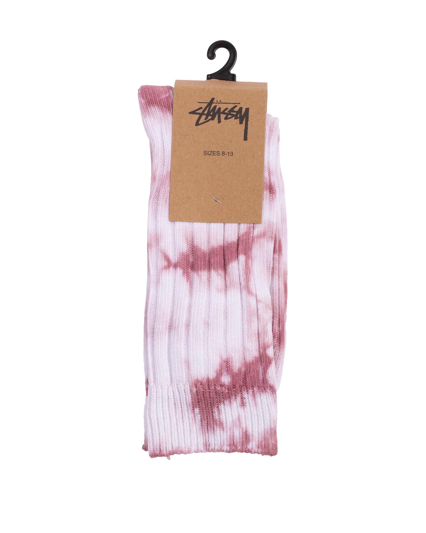 lost & found Stussy Stüssy Dyed Ribbed Crew Socks Berry