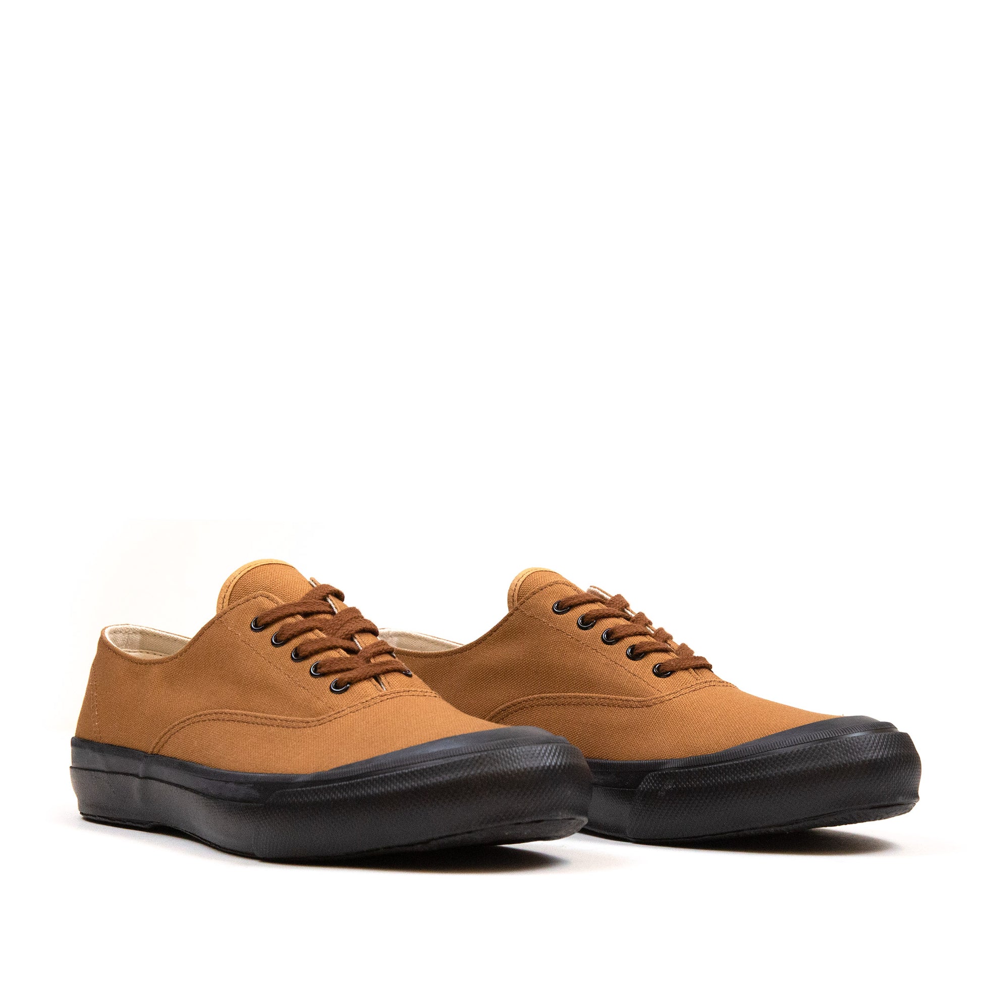 lost & found The Real McCoy's The Real McCoy's MA18019 USN Cotton Canvas Deck Shoes Brown