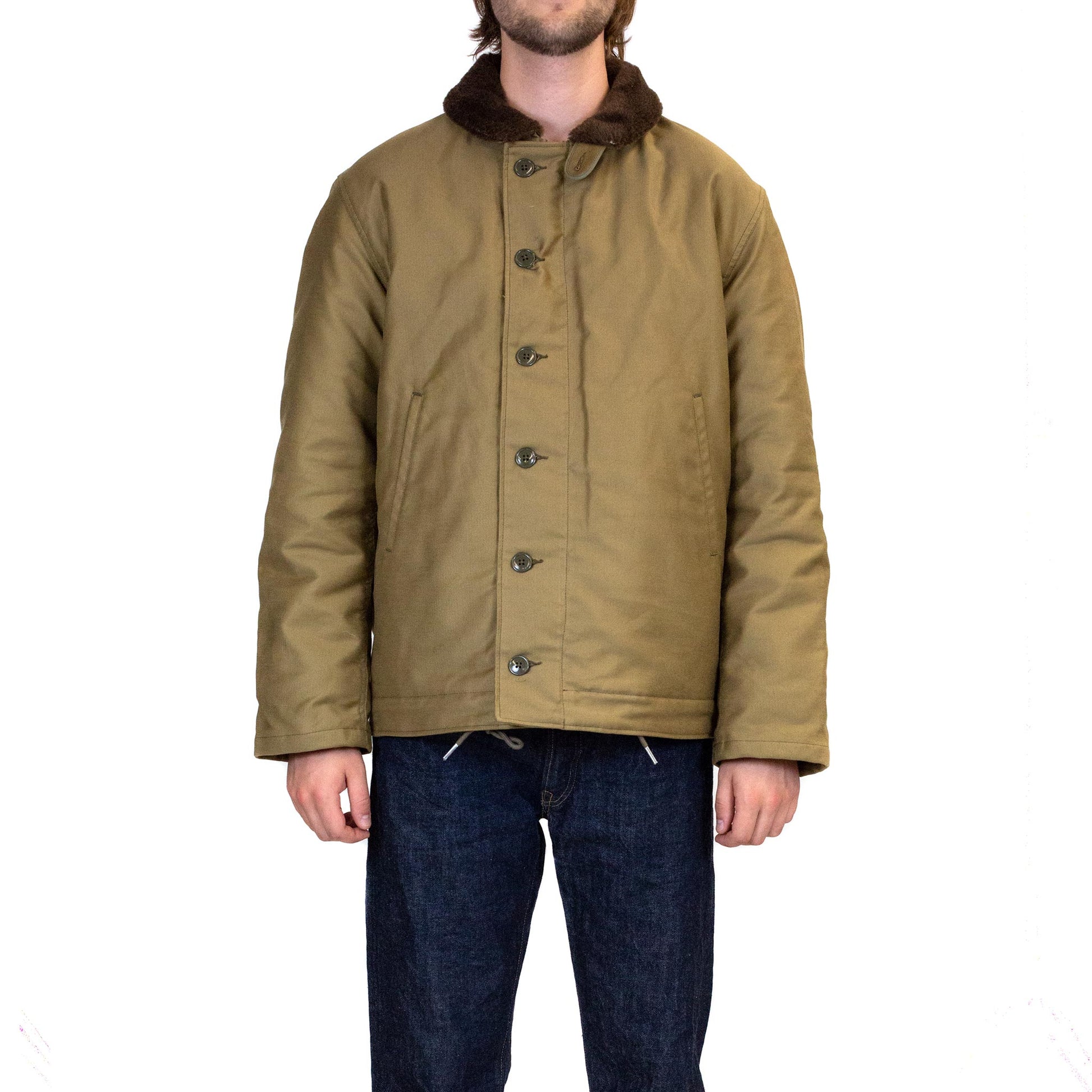 lost & found The Real McCoy's The Real McCoy's MJ13111 N-1 Deck Jacket Khaki