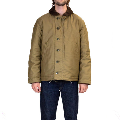 lost & found The Real McCoy's The Real McCoy's MJ13111 N-1 Deck Jacket Khaki
