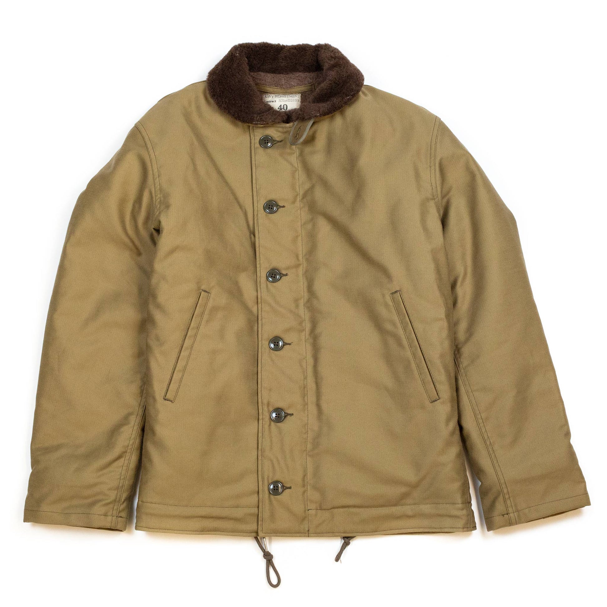 lost & found The Real McCoy's The Real McCoy's MJ13111 N-1 Deck Jacket Khaki