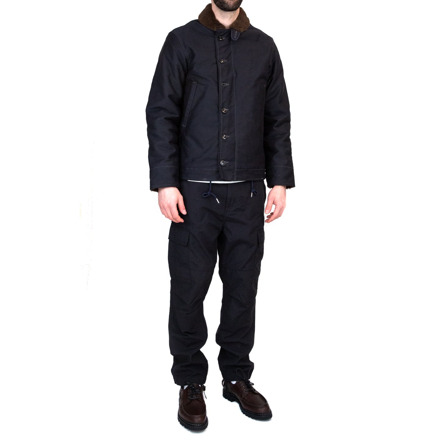 lost & found The Real McCoy's The Real McCoy's MJ14109 N-1 Deck Jacket (Navy)