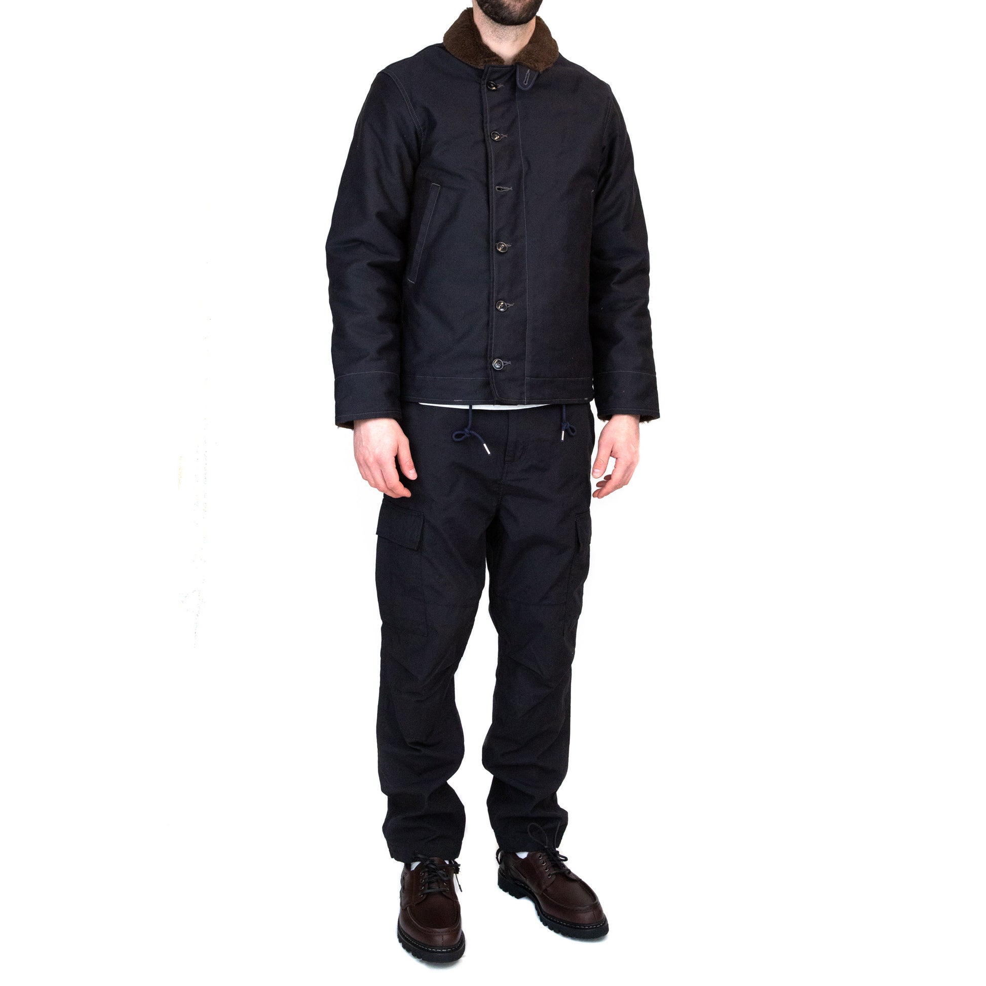 lost & found The Real McCoy's The Real McCoy's MJ14109 N-1 Deck Jacket (Navy)