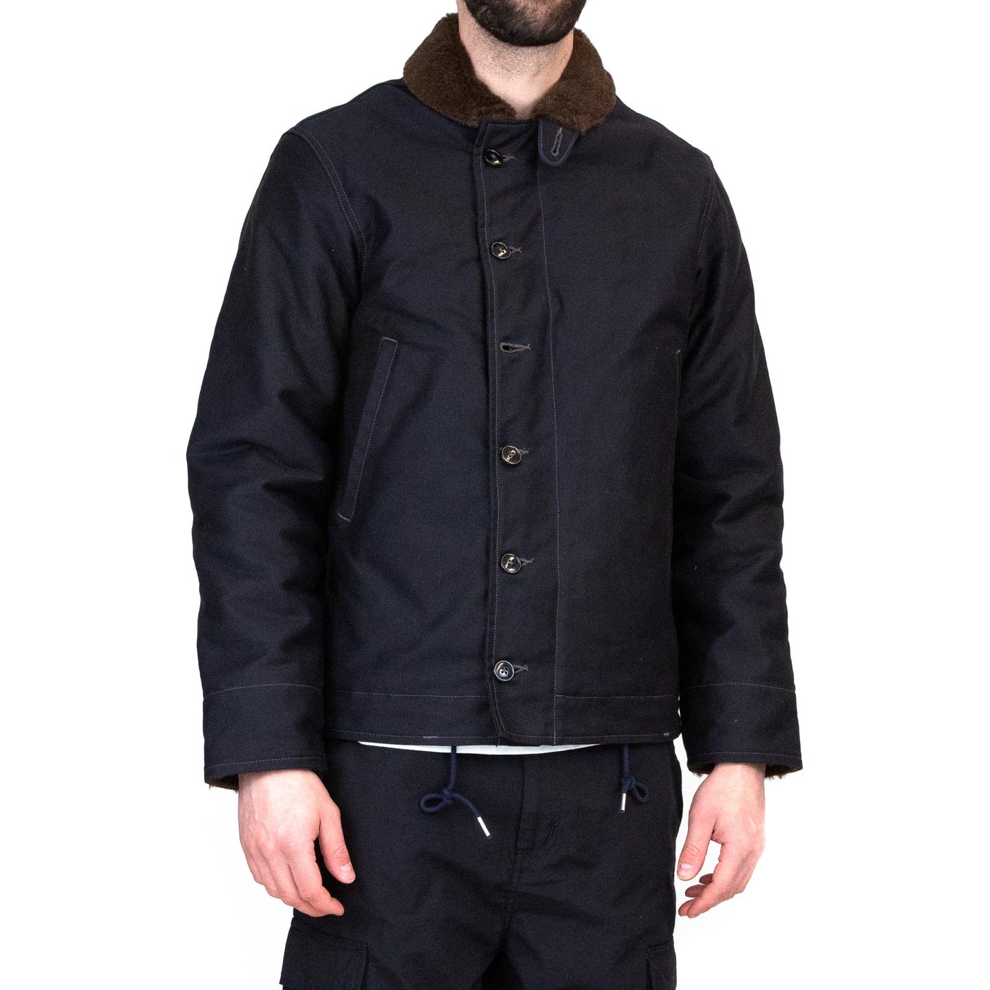 lost & found The Real McCoy's The Real McCoy's MJ14109 N-1 Deck Jacket (Navy)