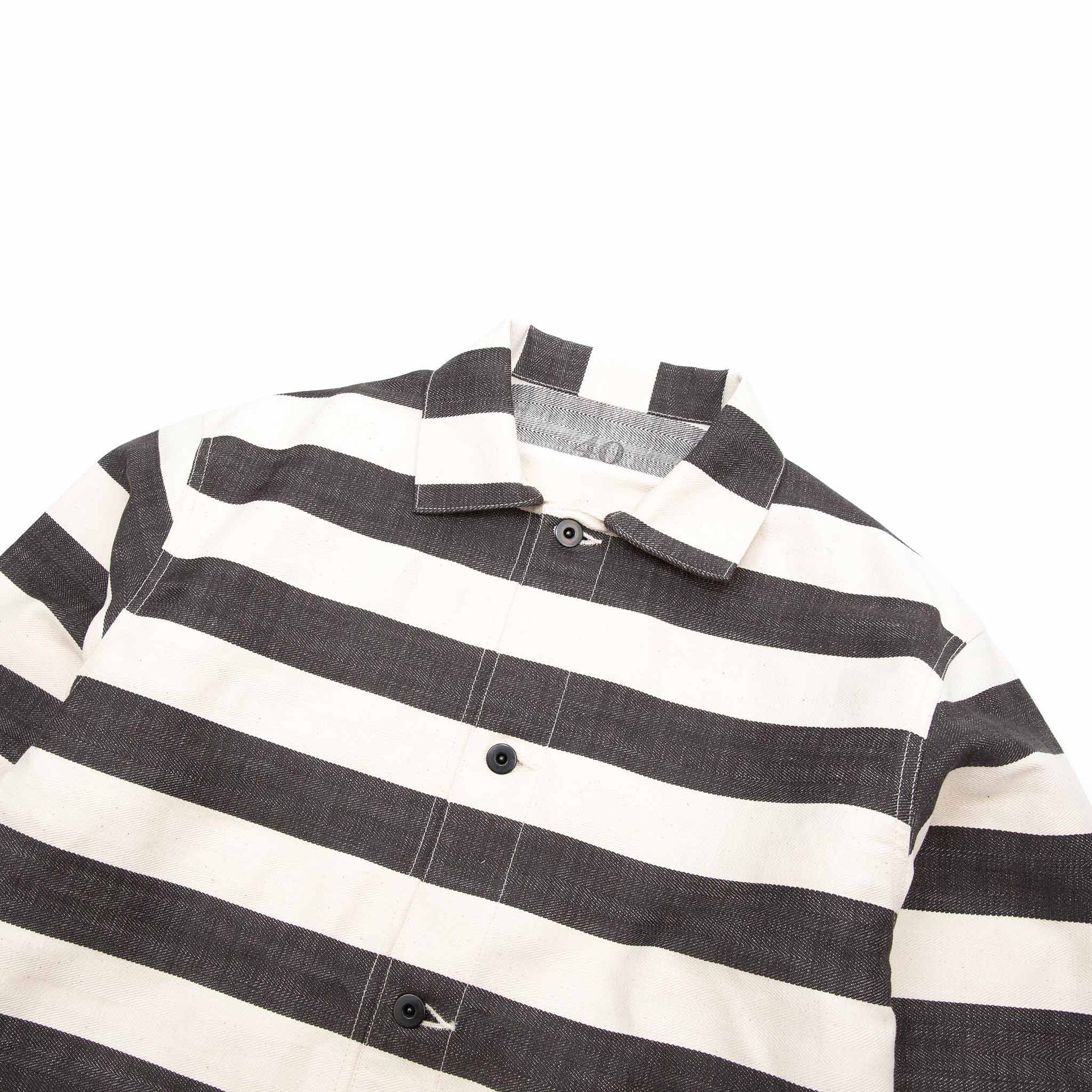 lost & found The Real McCoy's The Real McCoy's MJ20025 Prisoner Jacket White/Black