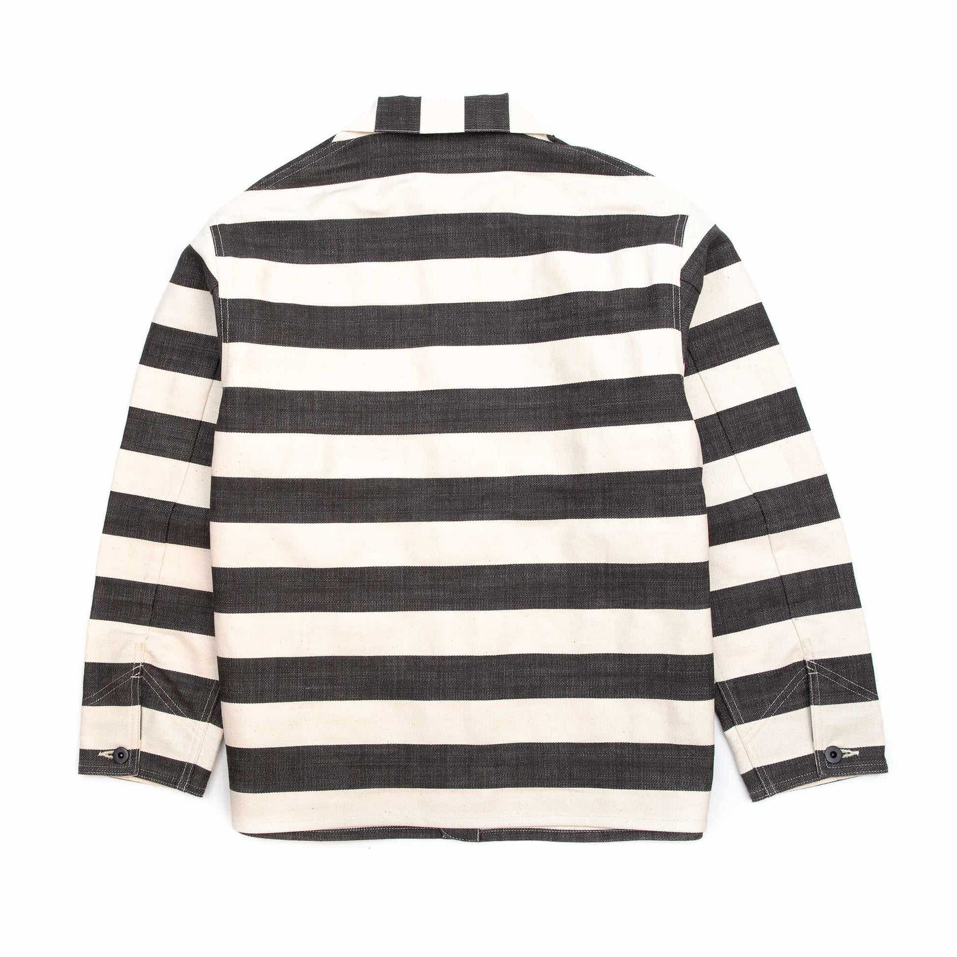 lost & found The Real McCoy's The Real McCoy's MJ20025 Prisoner Jacket White/Black