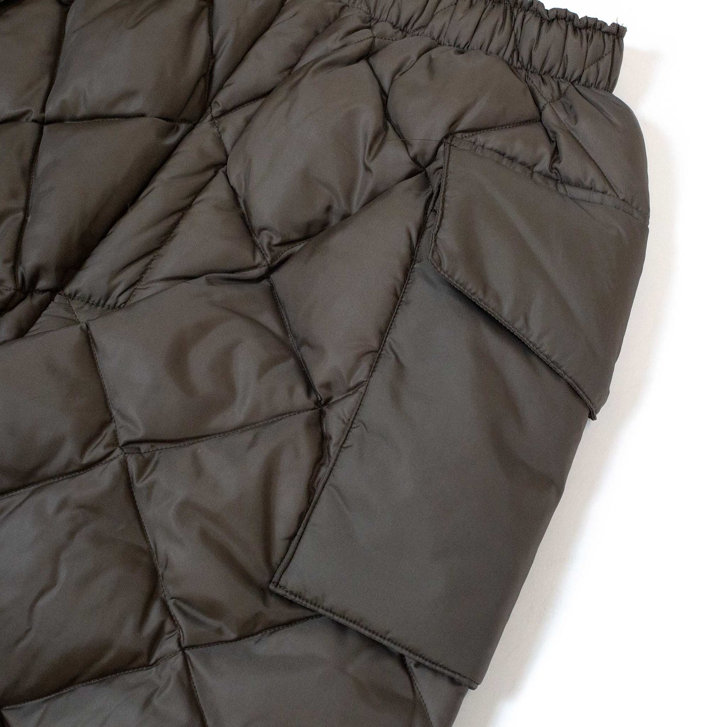lost & found The Real McCoy's The Real McCoy's MP20105 Nylon Quilted Down Trousers Olive