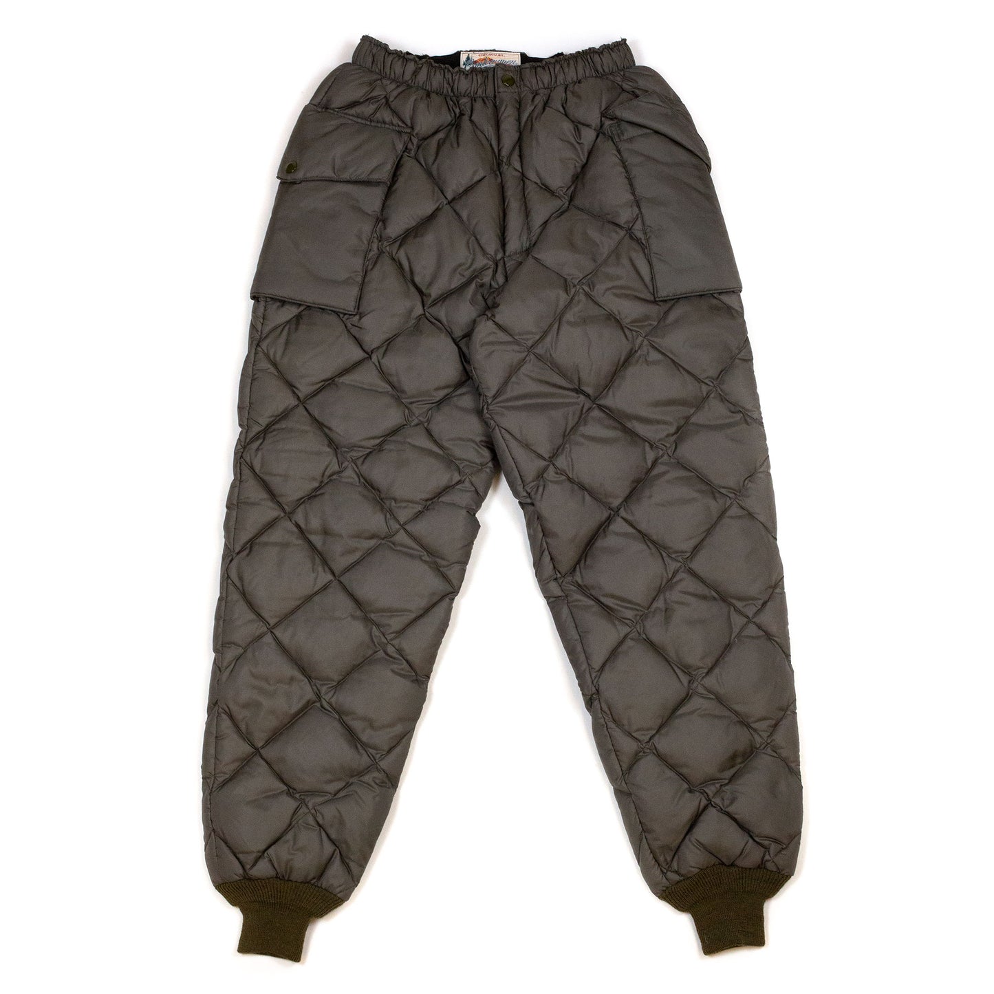 lost & found The Real McCoy's The Real McCoy's MP20105 Nylon Quilted Down Trousers Olive