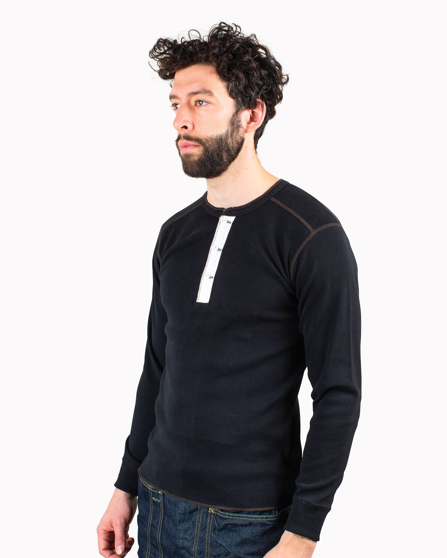 lost & found The Real McCoy's The Real McCoy's MC16117 Union Shirt Long Sleeve Black