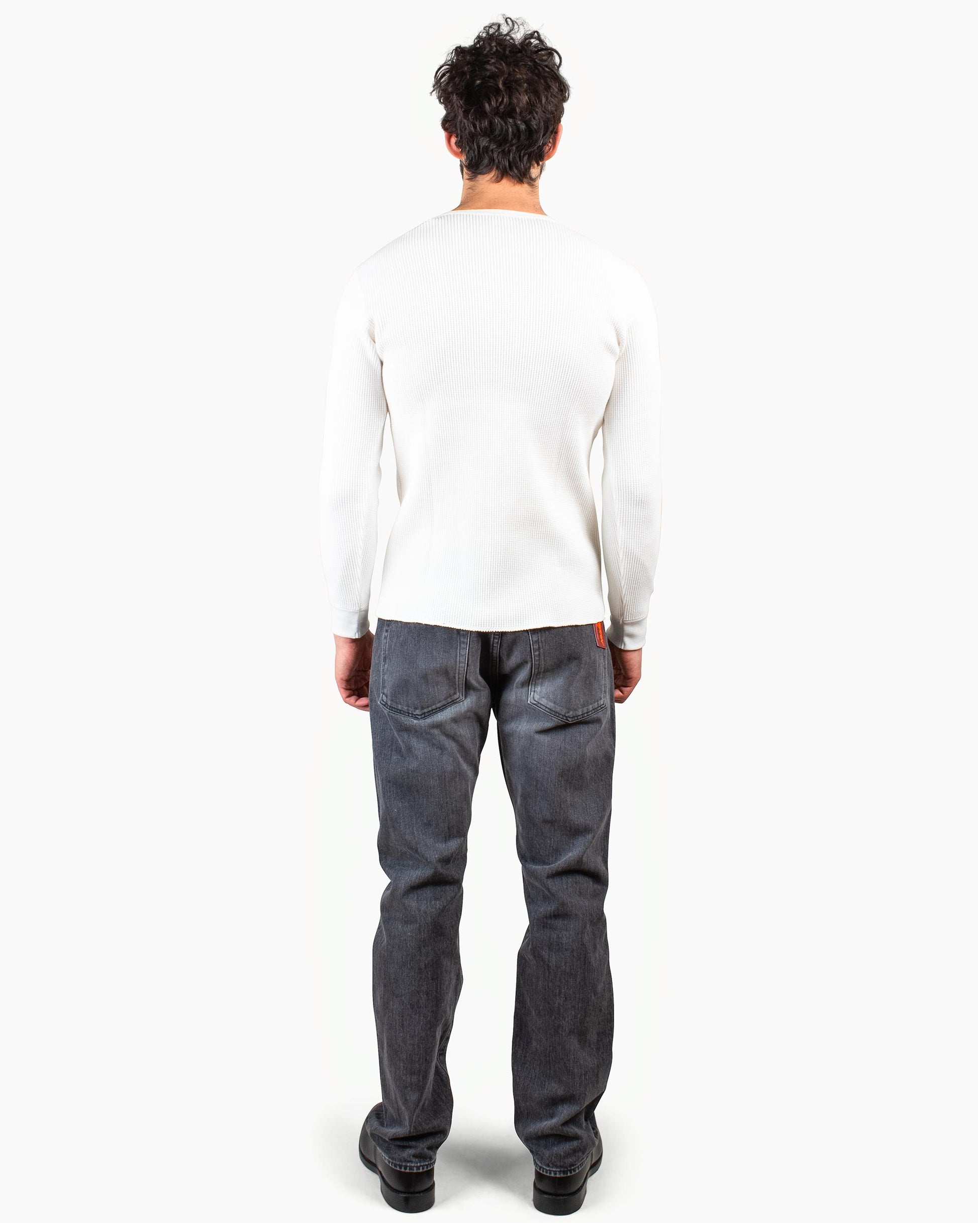 lost & found The Real McCoy's The Real McCoy's MC16117 Union Shirt Long Sleeve White
