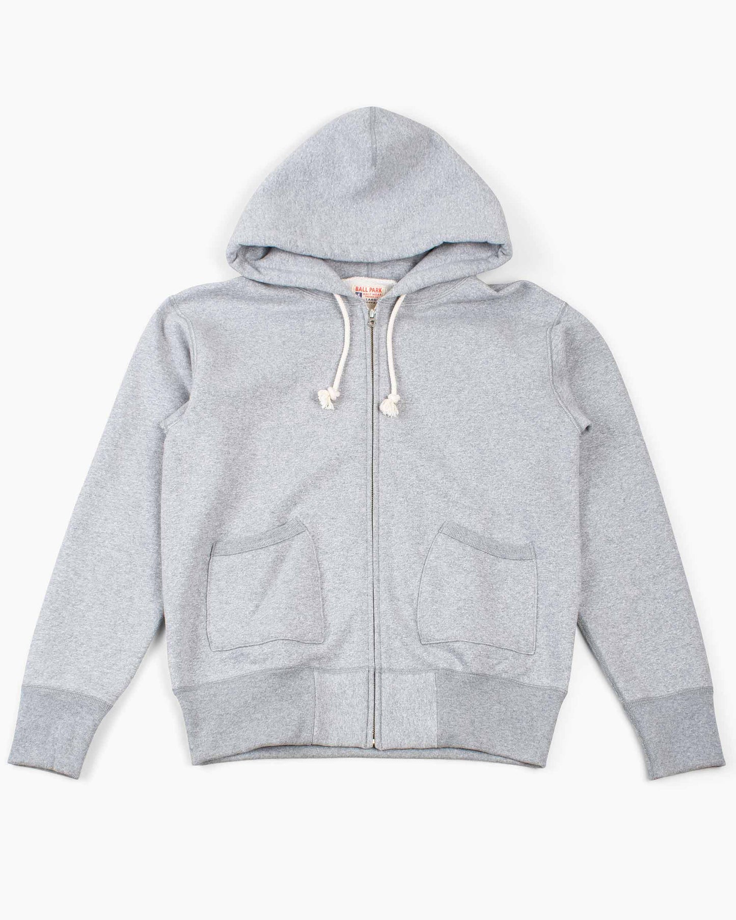 lost & found The Real McCoy's The Real McCoy's MC18115 12oz. Full Zip Parka Medium Grey