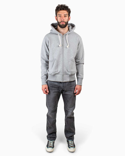 lost & found The Real McCoy's The Real McCoy's MC18115 12oz. Full Zip Parka Medium Grey