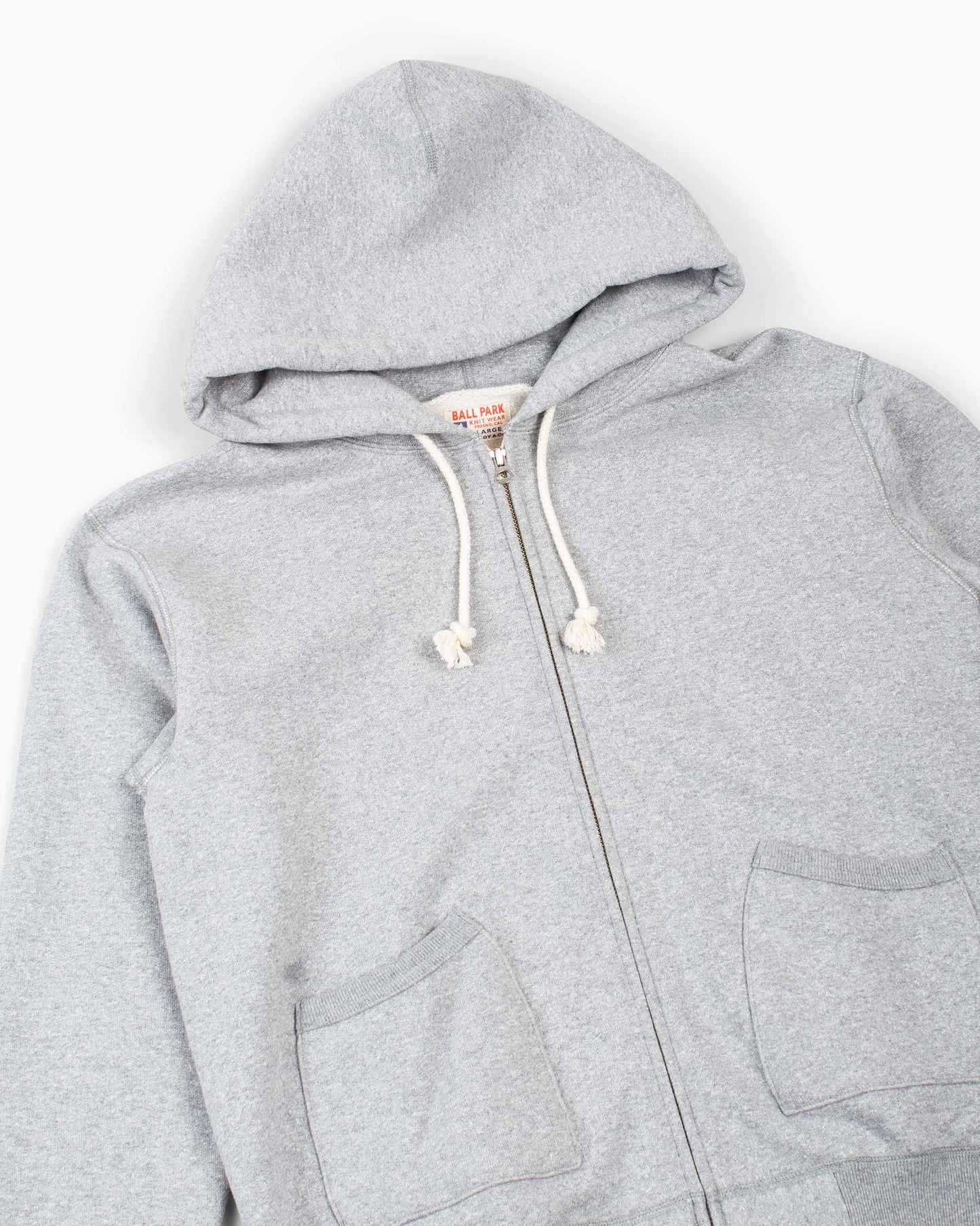 lost & found The Real McCoy's The Real McCoy's MC18115 12oz. Full Zip Parka Medium Grey