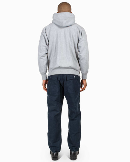 lost & found The Real McCoy's The Real McCoy's MC20113 Heavyweight Hooded Sweatshirt Medium Grey