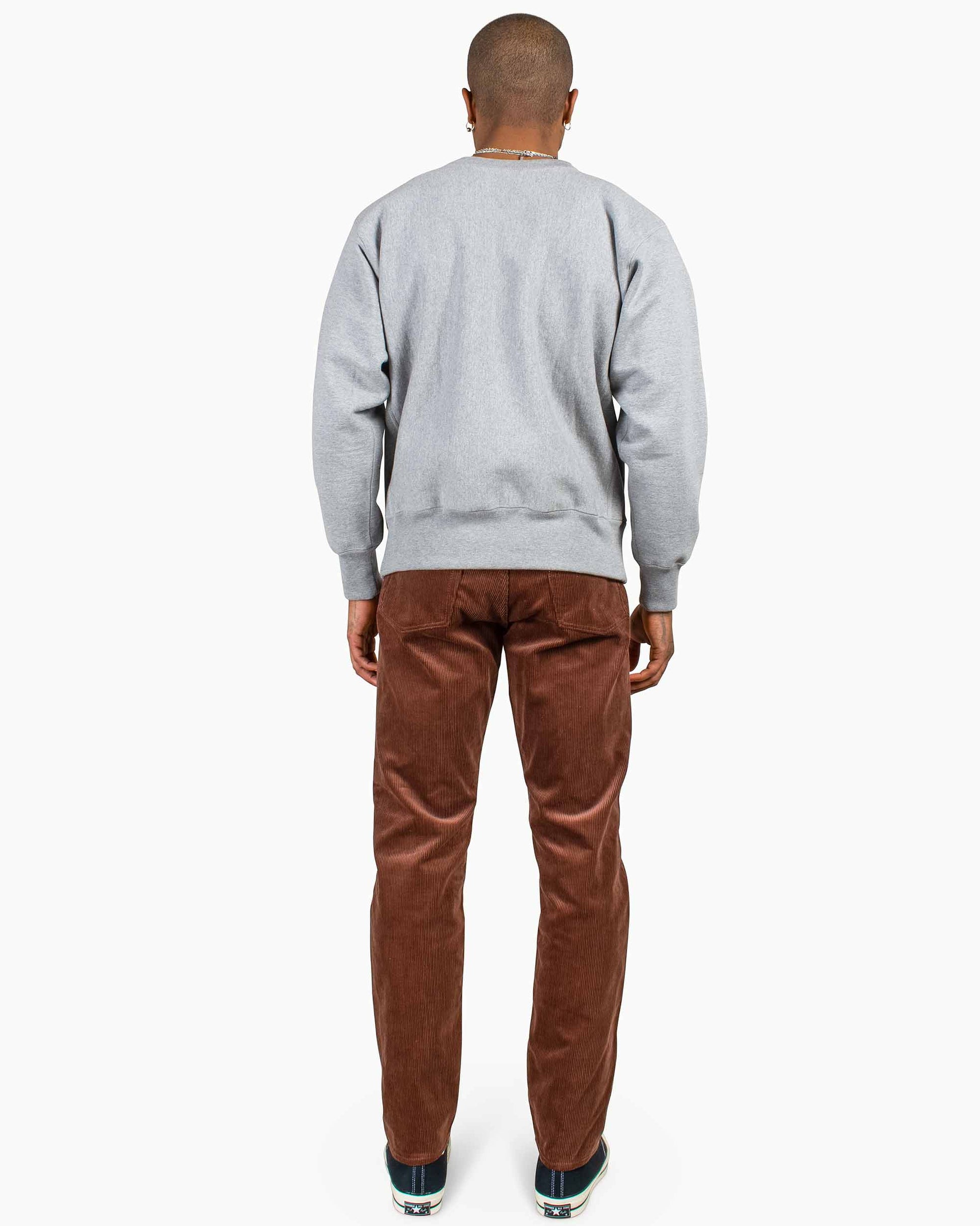 lost & found The Real McCoy's The Real McCoy's MC20114 Heavyweight Crewneck Sweatshirt Medium Grey