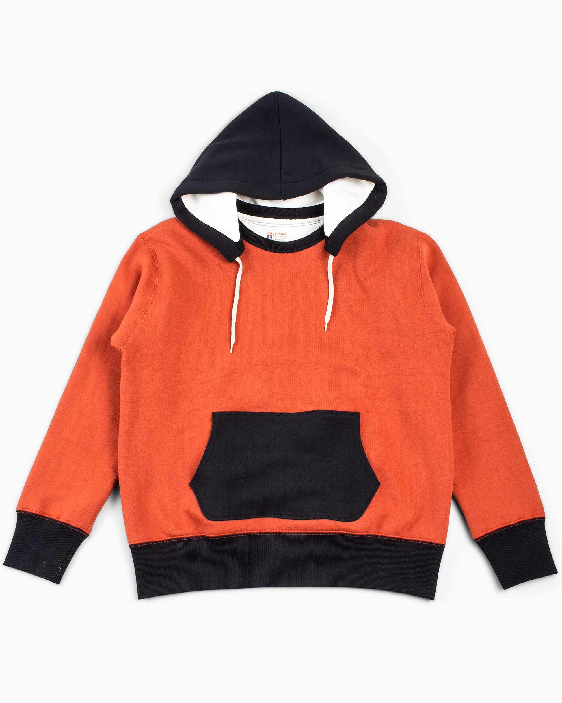 lost & found The Real McCoy's The Real McCoy's MC20119 Double Face After-Hooded Sweatshirt Burgundy/Black