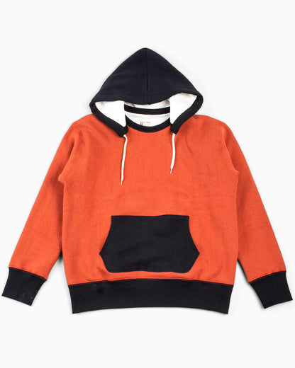 lost & found The Real McCoy's The Real McCoy's MC20119 Double Face After-Hooded Sweatshirt Burgundy/Black