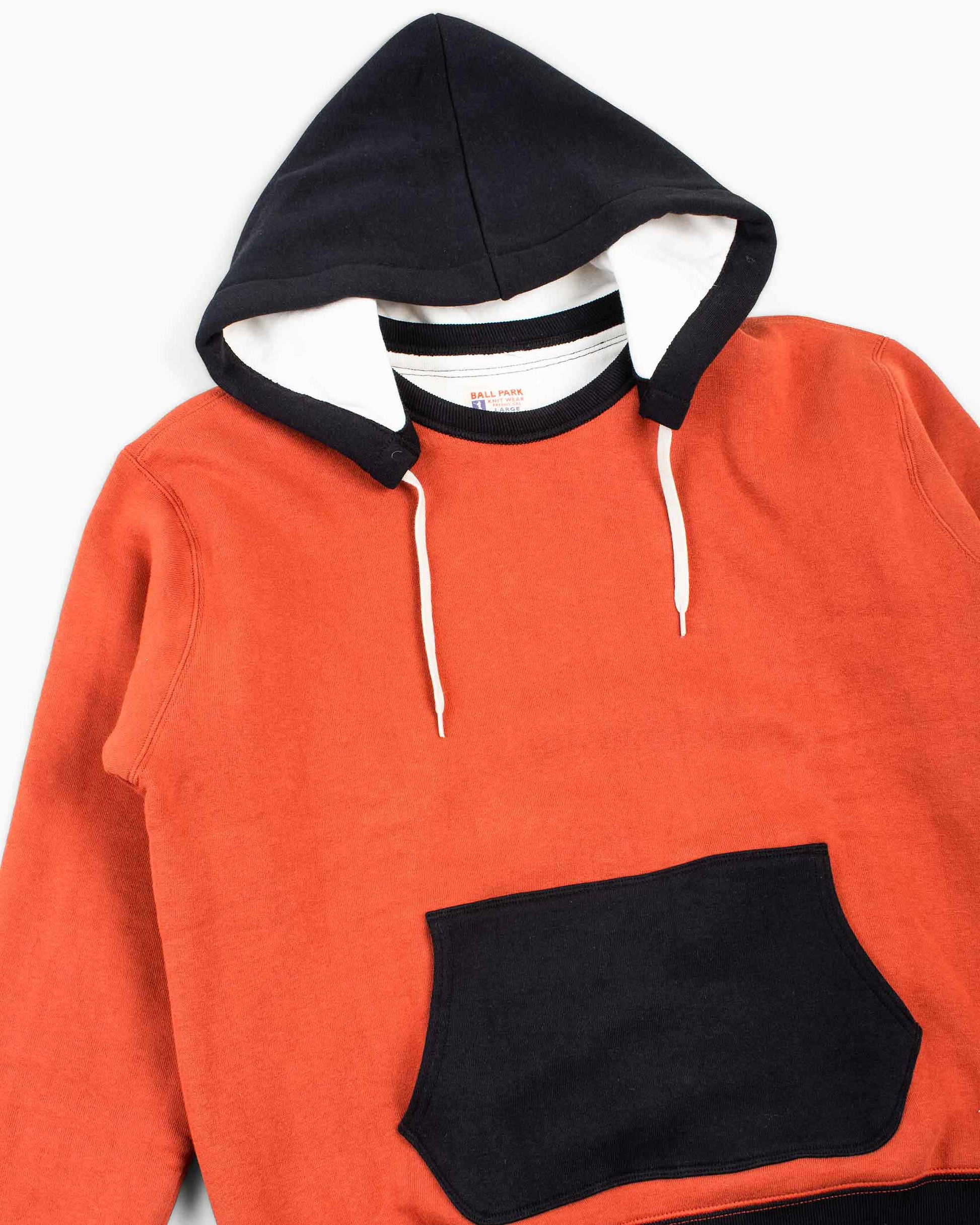 lost & found The Real McCoy's The Real McCoy's MC20119 Double Face After-Hooded Sweatshirt Burgundy/Black