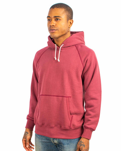 lost & found The Real McCoy's The Real McCoy's MC21017 9oz. Loopwheel Parka Maroon
