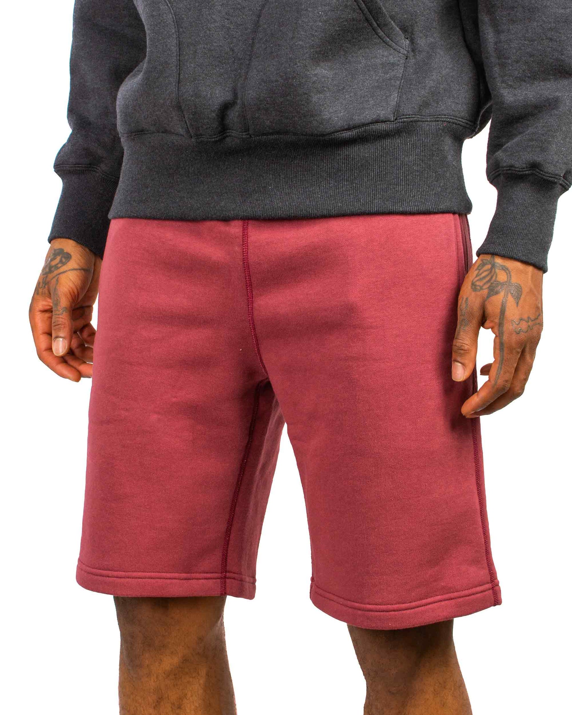 lost & found The Real McCoy's The Real McCoy's MC21019 9oz. Loopwheel Sweatshorts Maroon