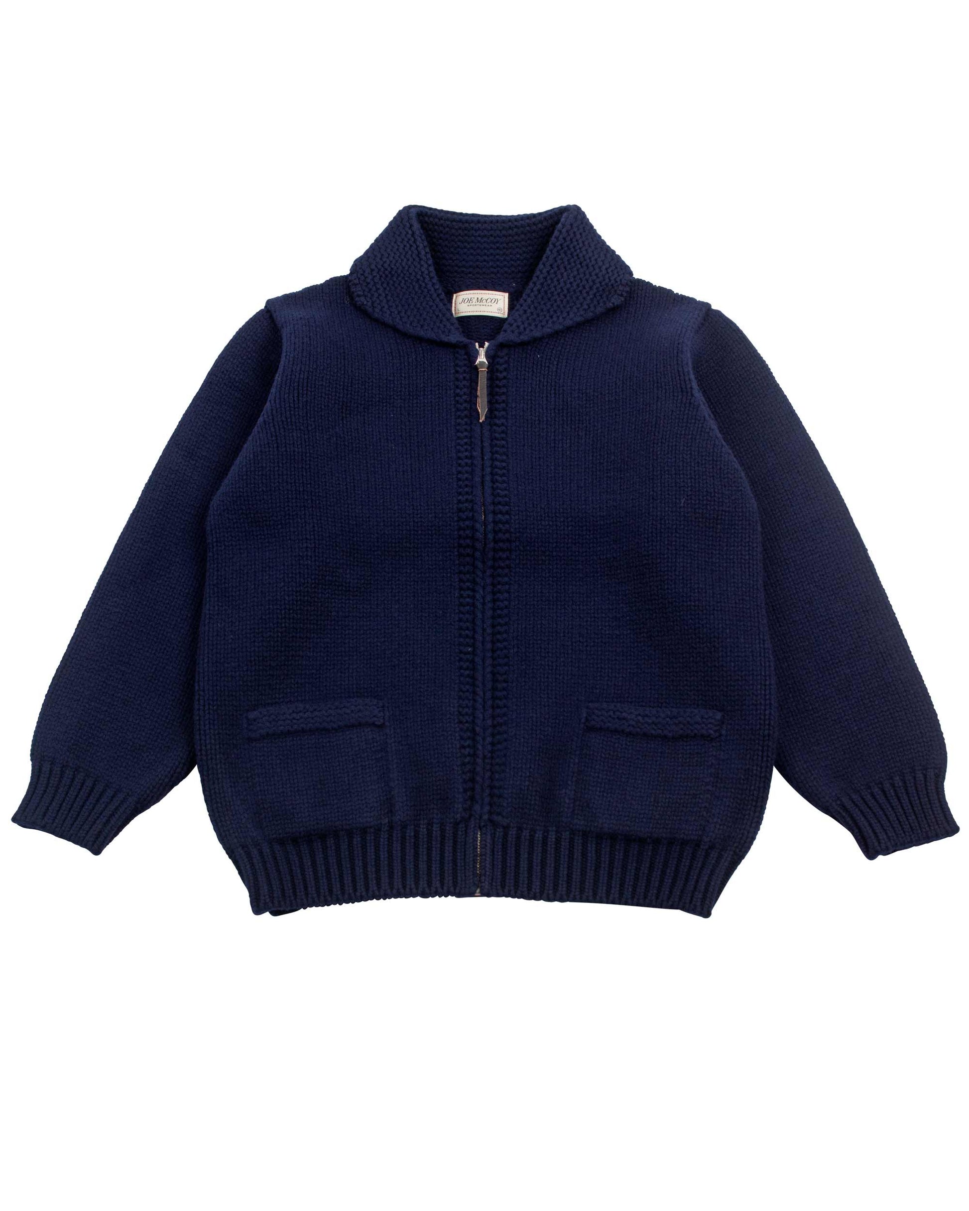 lost & found The Real McCoy's The Real McCoy's MC21113 Heavy Wool Cashmere Sweater Navy
