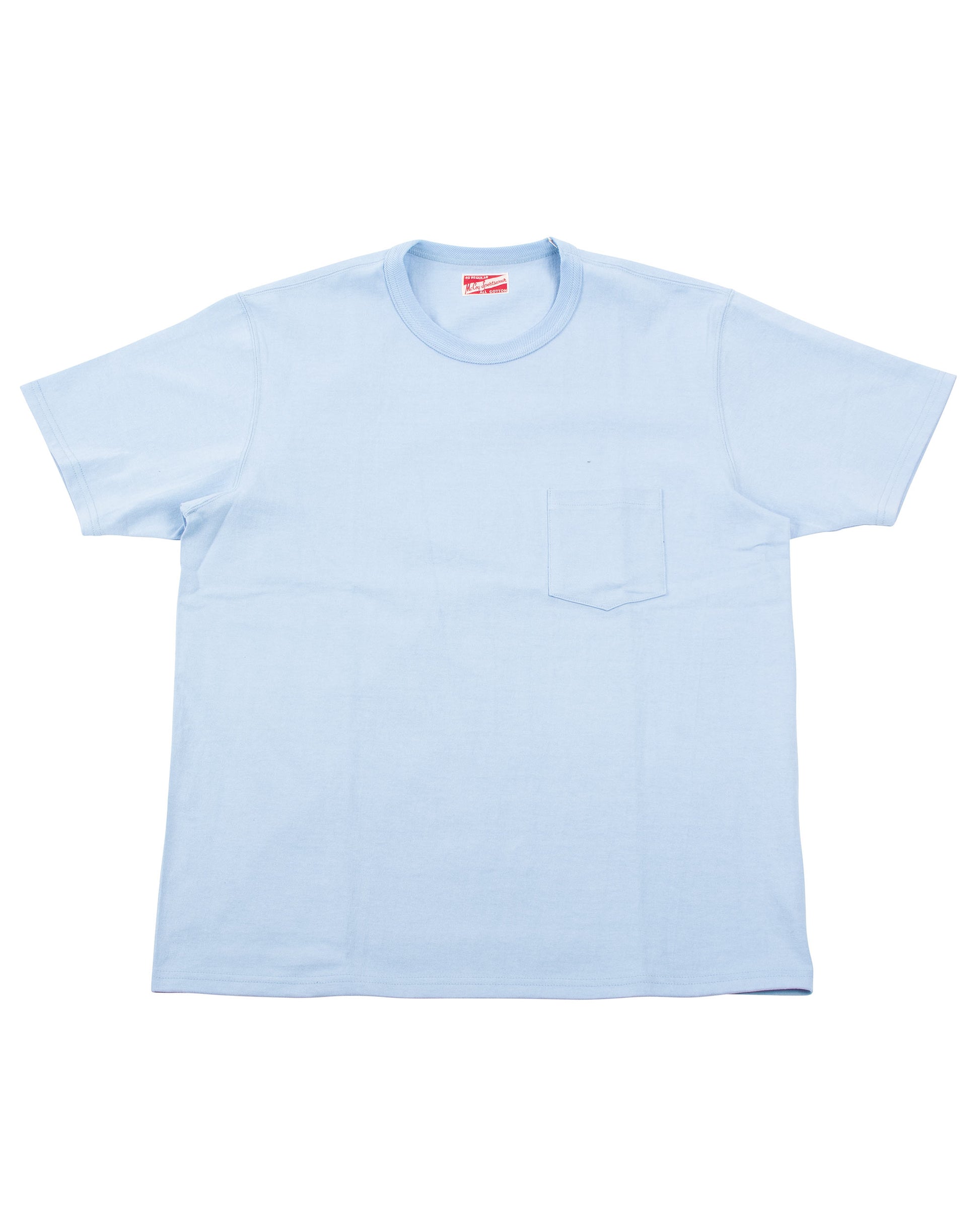 lost & found The Real McCoy's The Real McCoy's MC22006 Pocket Tee Saxe